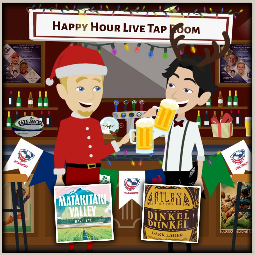 US Rugby Happy Hour Tap Room - Atlas Brew Works & Garage Project/Trillium Brewing