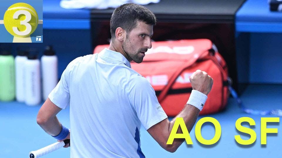 Djokovic vs. Sinner Semifinal is set at Australian Open 2024 | Three Ep. 148 Djokovic vs. Sinner Semifinal is set at Australian Open 2024 | Three Ep. 148
