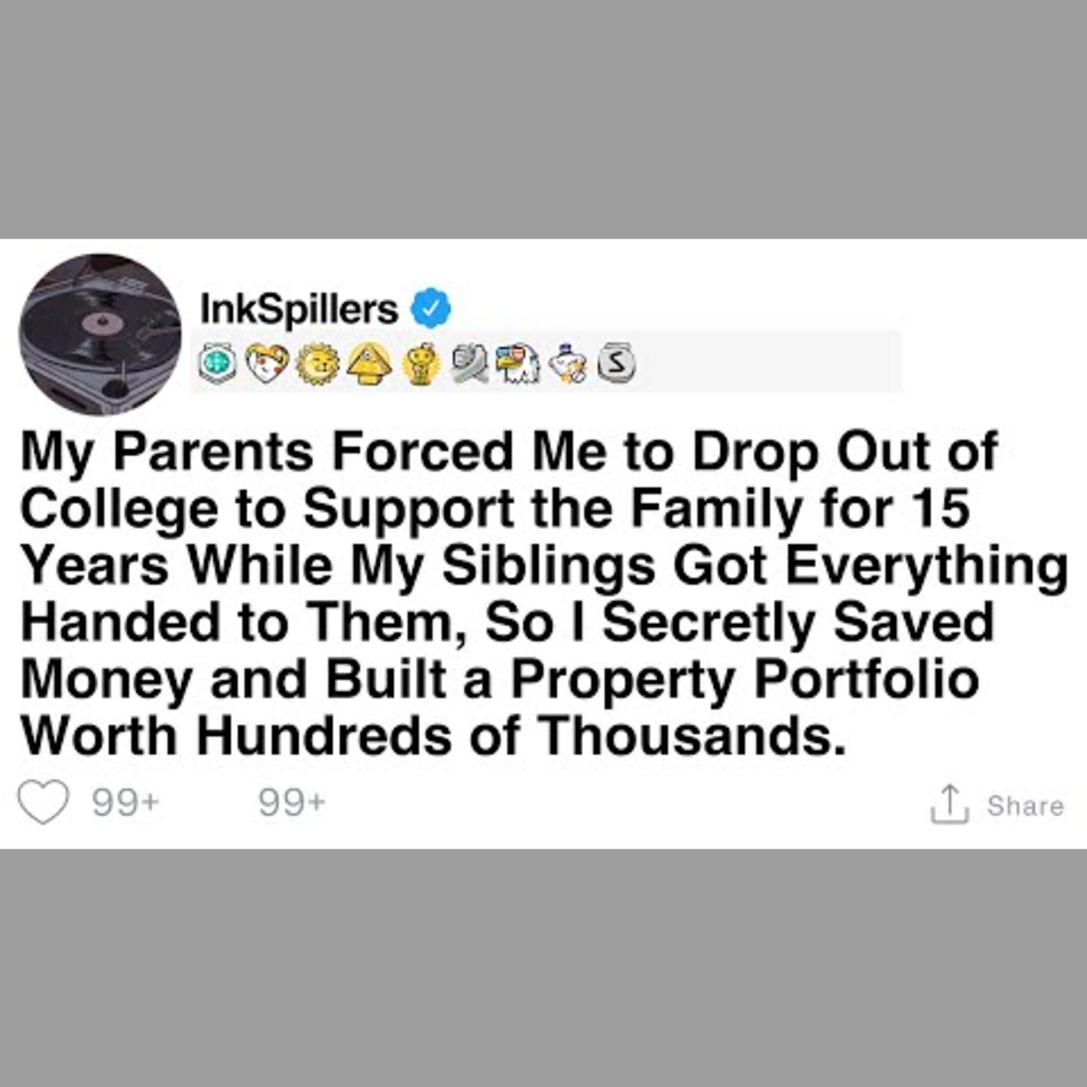 Parents Made Me Drop Out to Support Family, Built Secret Property Empire