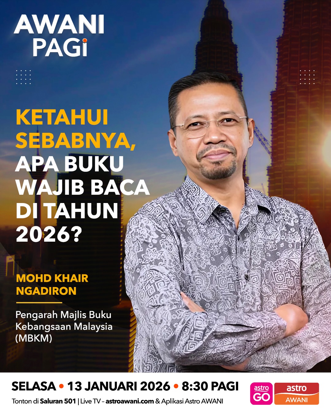 AWANIPagi: Cinta buku | Ketahui sebabnya, apa buku wajib baca di tahun 2026