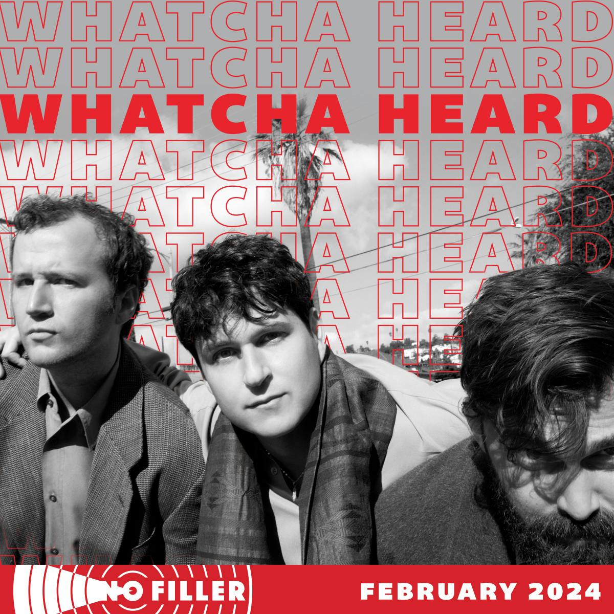 Whatcha Heard: The Almost No Shoegaze Edition