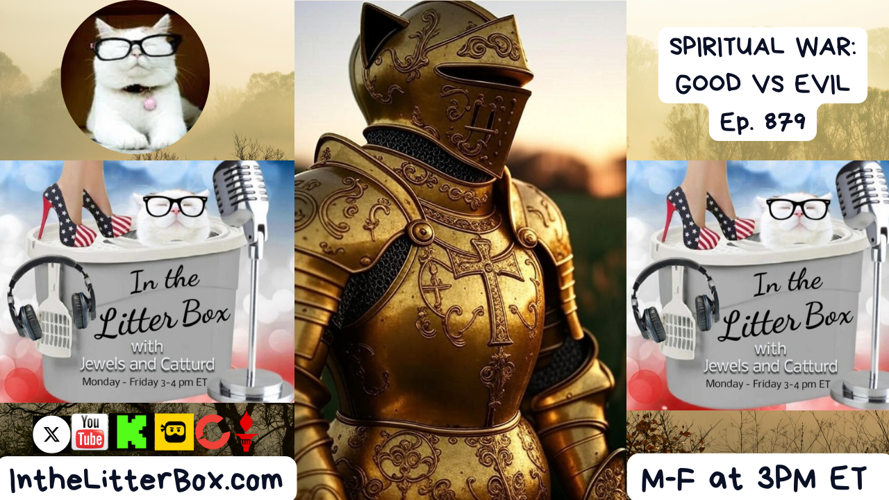 SPIRITUAL WAR: GOOD VS EVIL | In the Litter Box w/ Jewels & Catturd – Ep. 879 9/11/2025