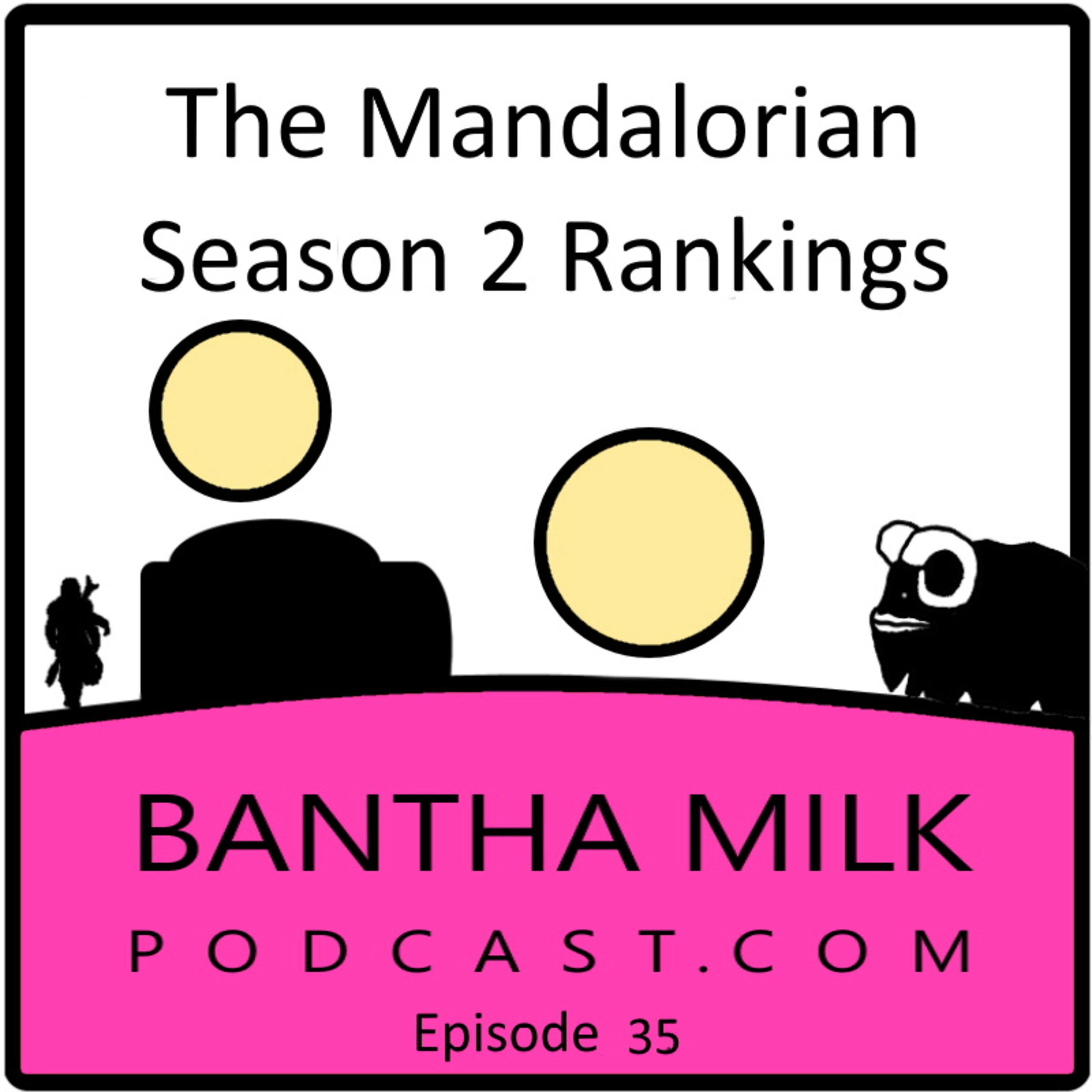 The Mandalorian Season 2 Review and Rankings.