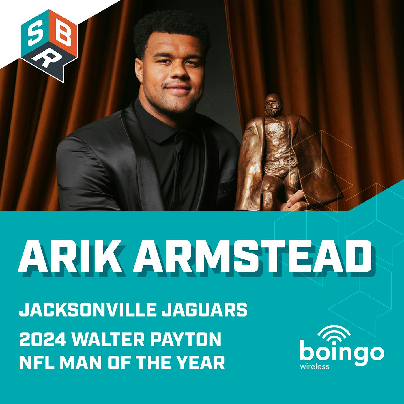 Arik Armstead - Jacksonville Jaguars DT, 2024 Walter Payton NFL Man of the Year Arik Armstead - Jacksonville Jaguars DT, 2024 Walter Payton NFL Man of the Year