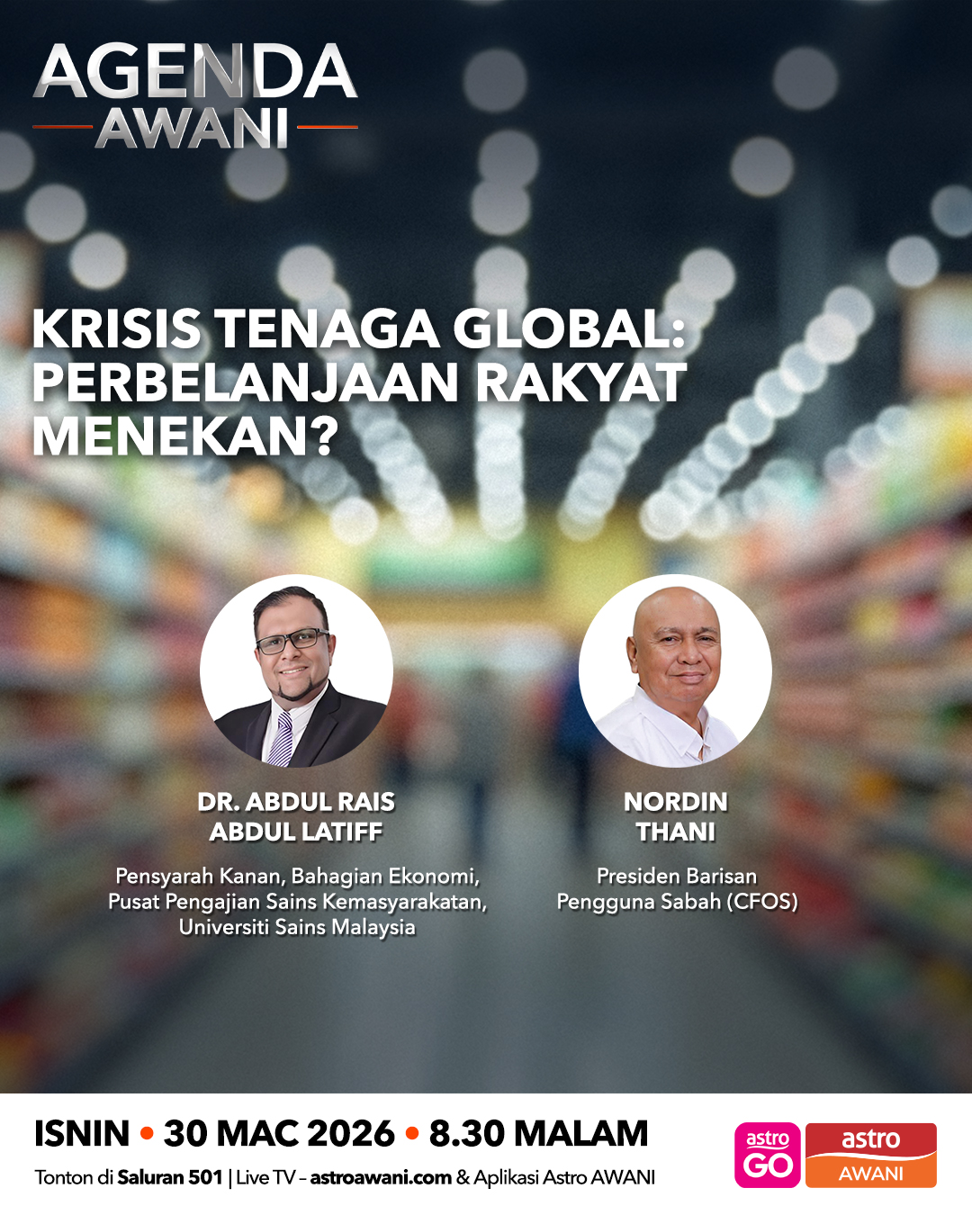 Agenda AWANI: Krisis Tenaga Global | Perbelanjaan Rakyat Menekan?