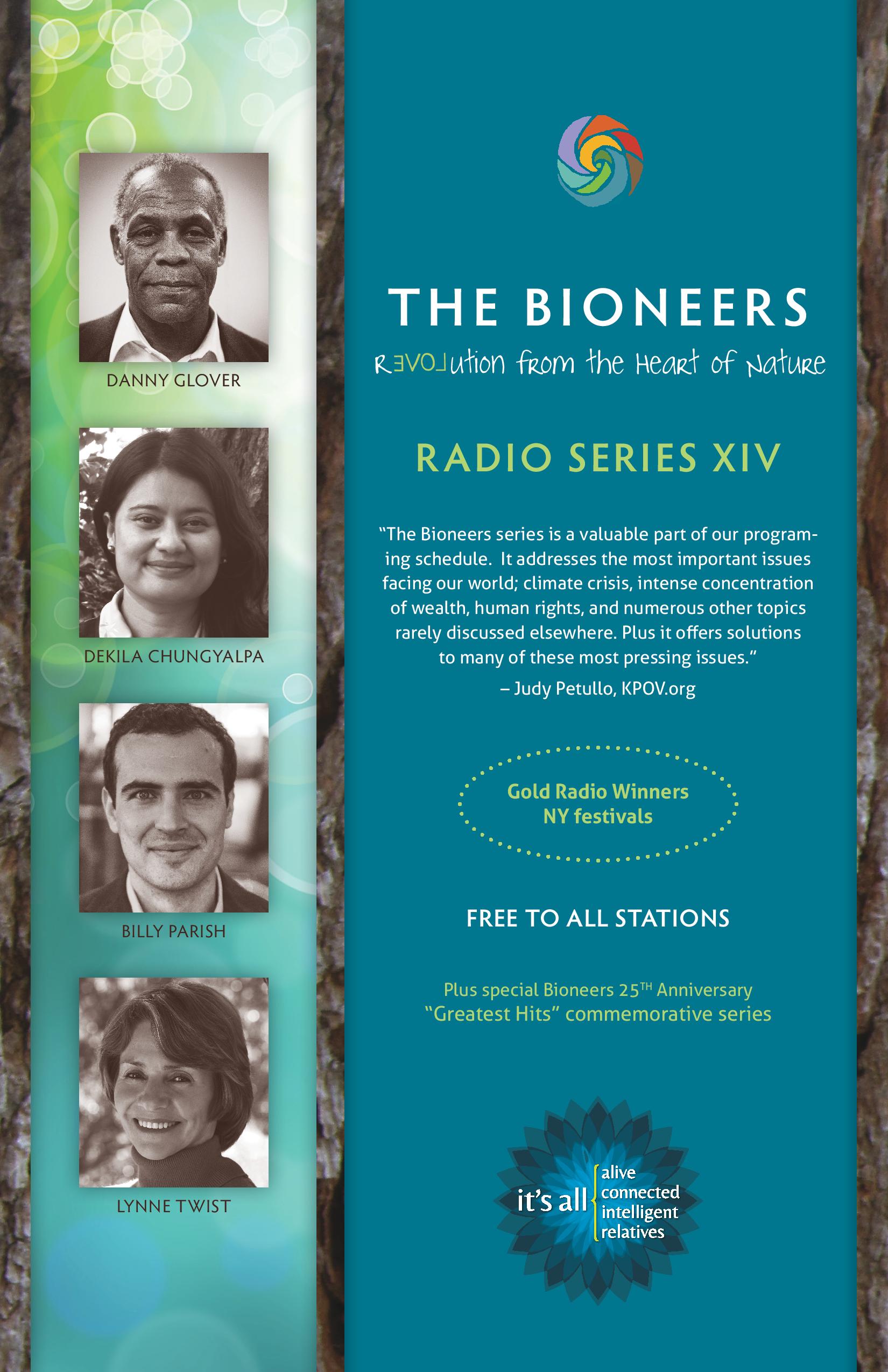 Mending the Earth: One Team and Everybody Wins - Tom Goldtooth, Anishnabe Winona LaDuke, Ilarion Merculief and The White Buffalo Souldier | Bioneers Radio Series XIV (2014)
