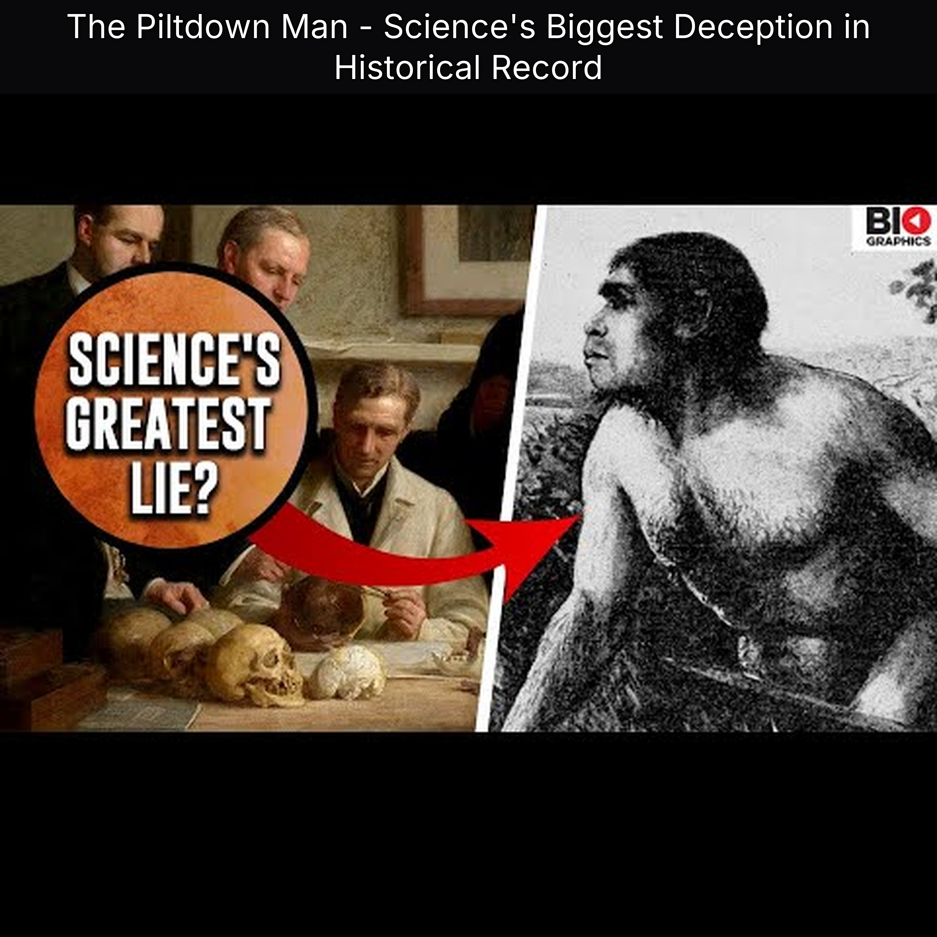 The Piltdown Man - Science's Biggest Deception in Historical Record
