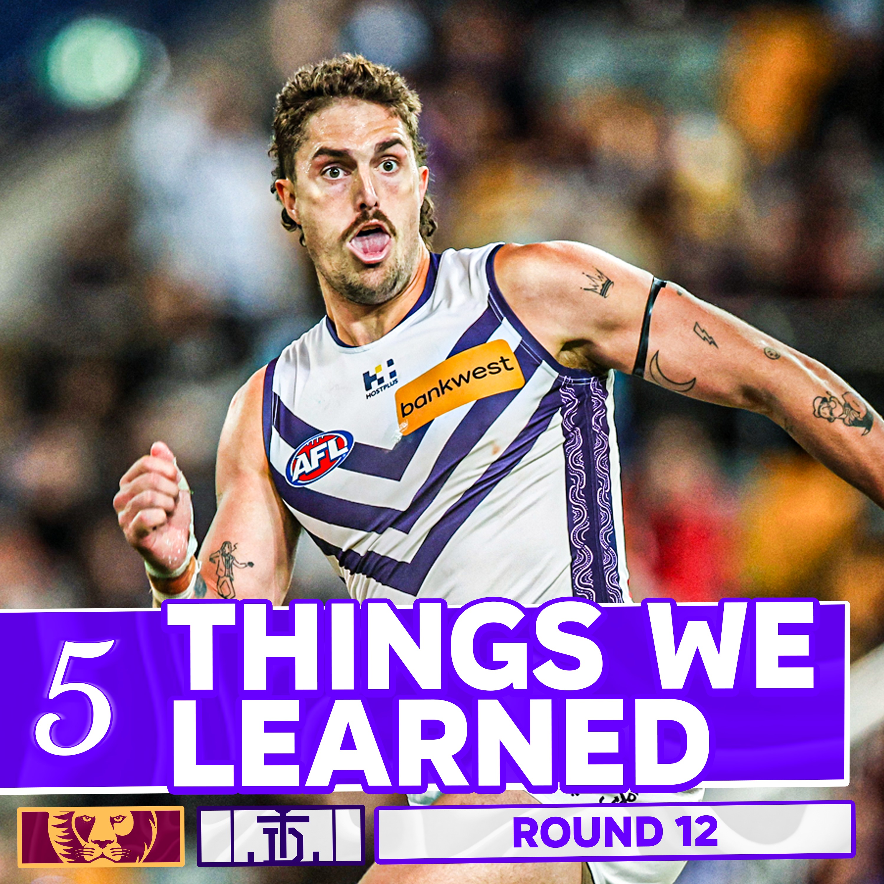 5 THINGS WE LEARNED from Brisbane v Fremantle | AFL Round 12 2026 episode artwork