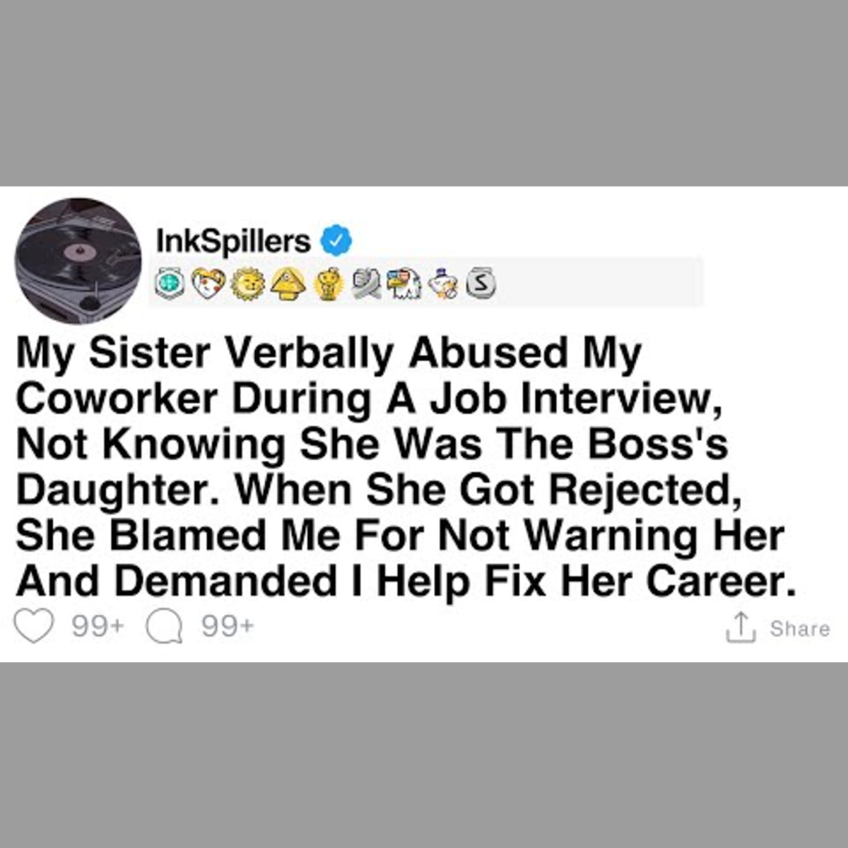 Sister's Interview Disaster: Unknowingly Insults Boss's Daughter