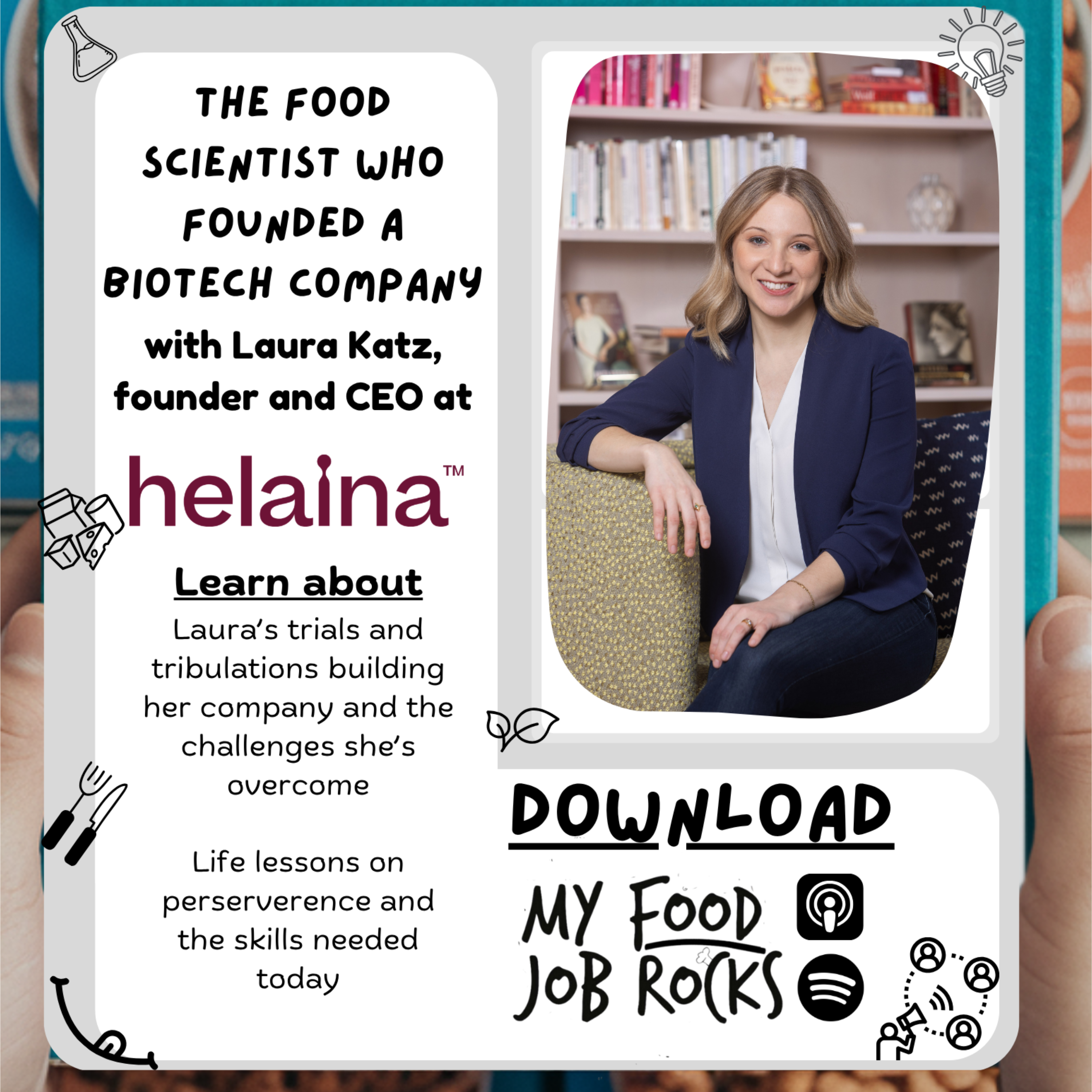 The Food Scientist Who Founded a Biotech Company with Laura Katz, Founder and CEO of Helaina episode artwork