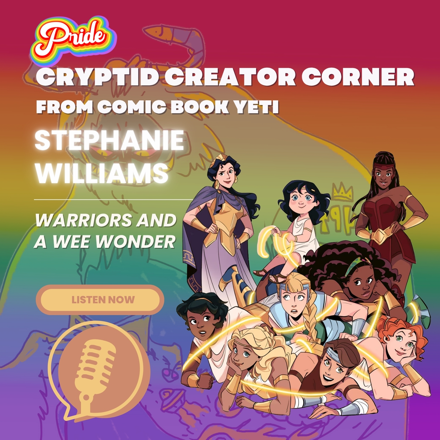 Cryptid Creator Corner from Comic Book Yeti - A Comic Book Interview Podcast
