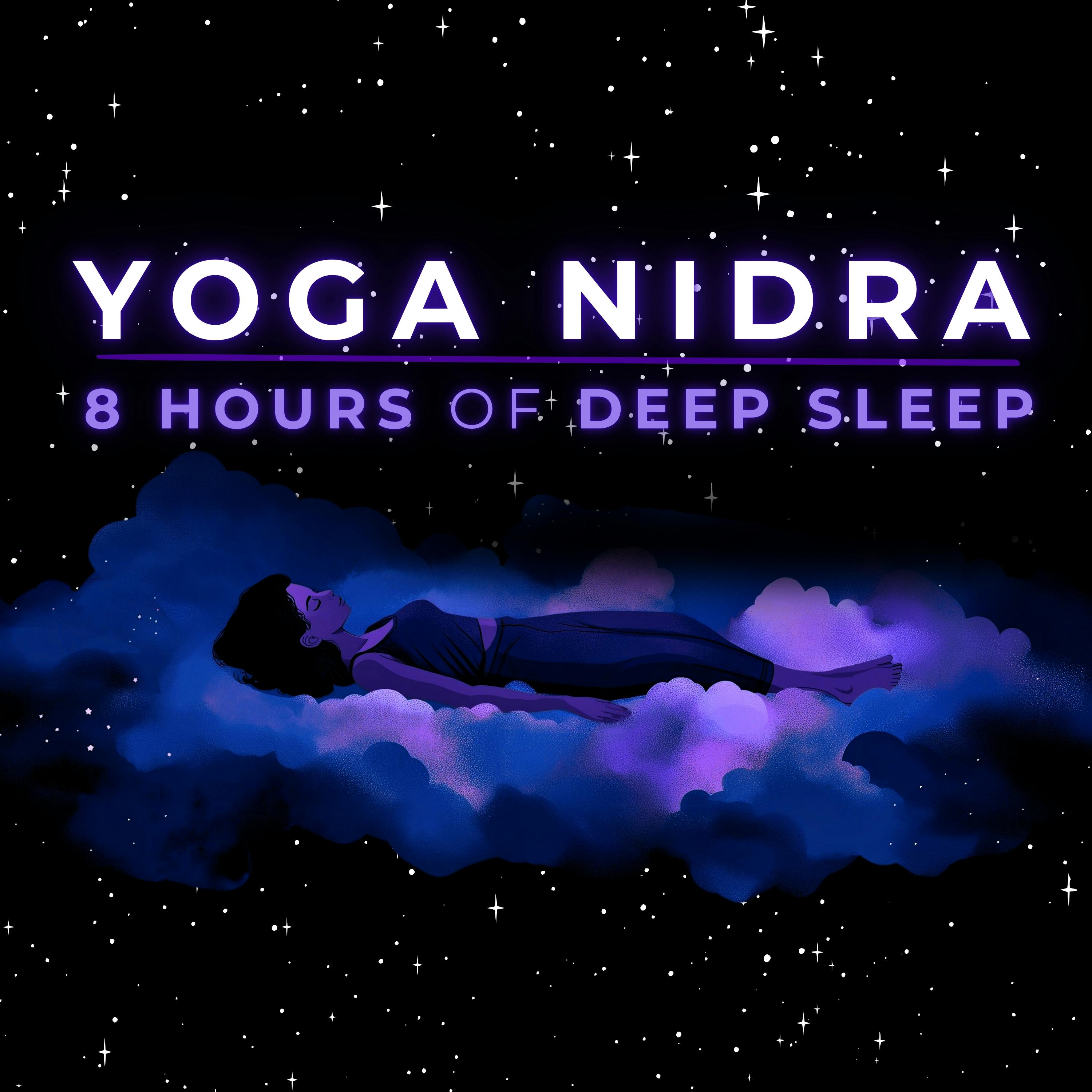 Yoga Nidra Deep Sleep Meditation | 8 Hours with White Noise