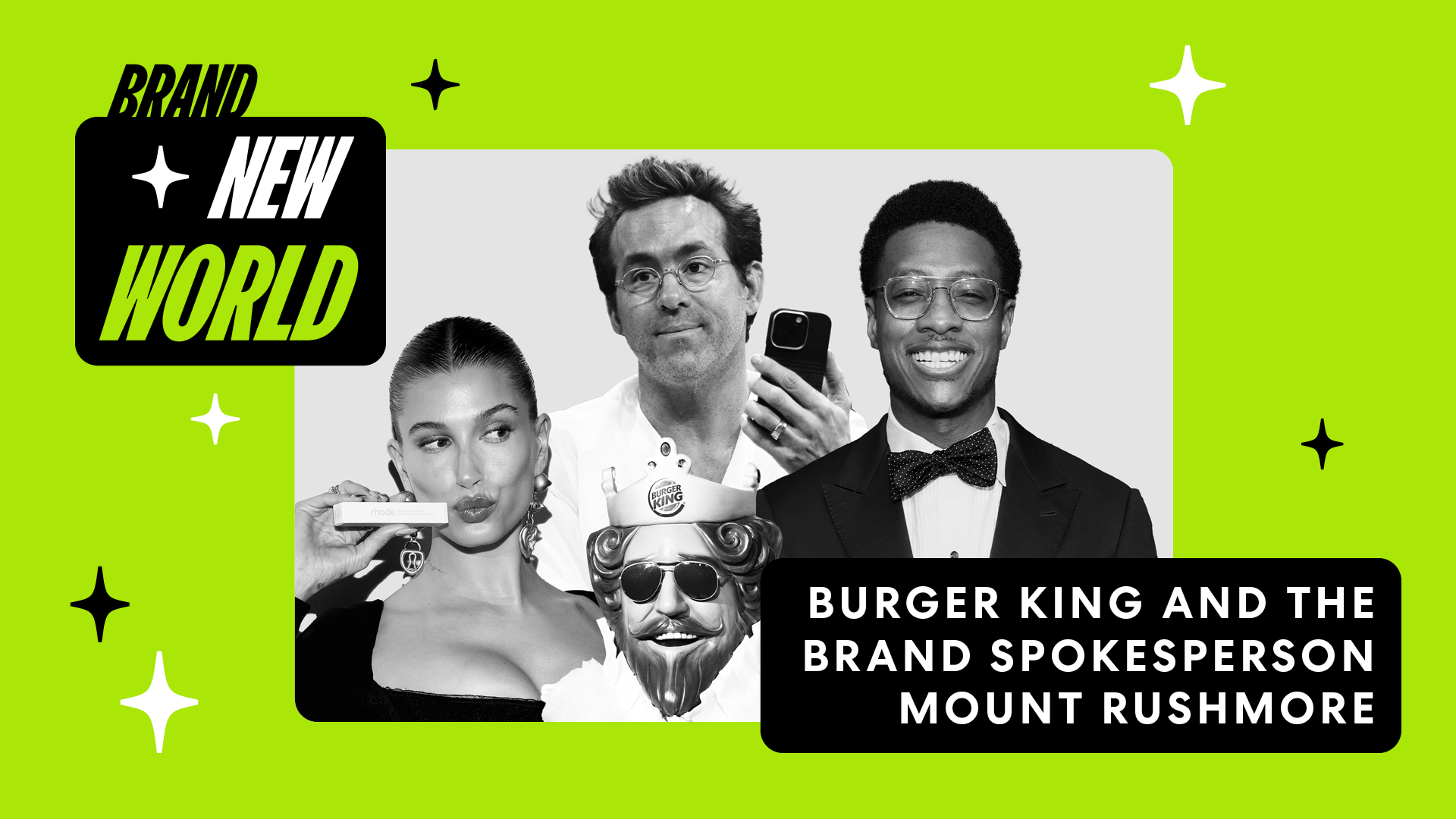 Burger King and the Brand Spokesperson Mount Rushmore