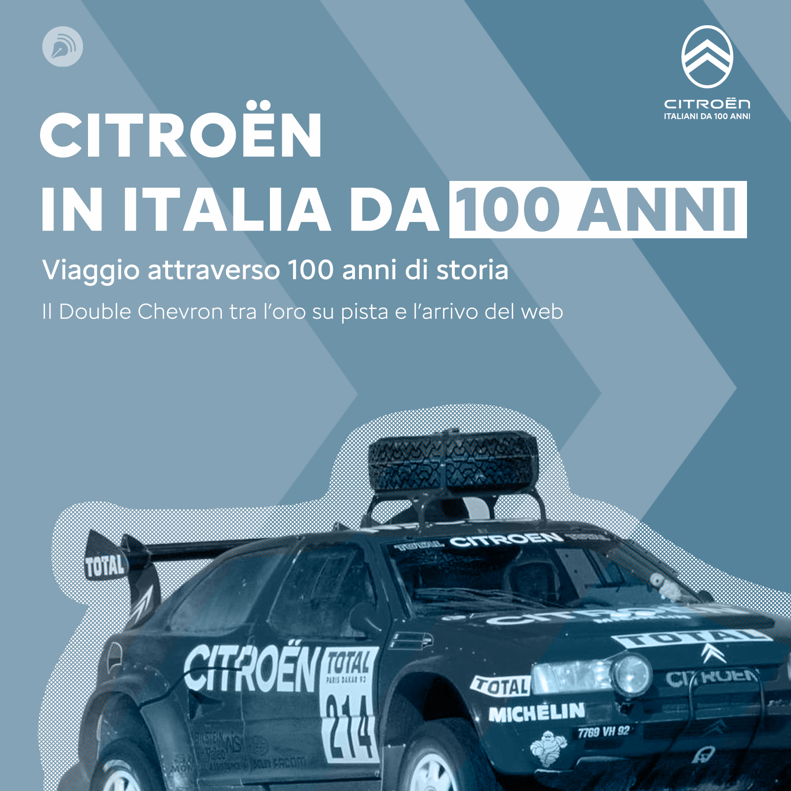 Il Double Chevron tra l’oro su pista e l’arrivo del web