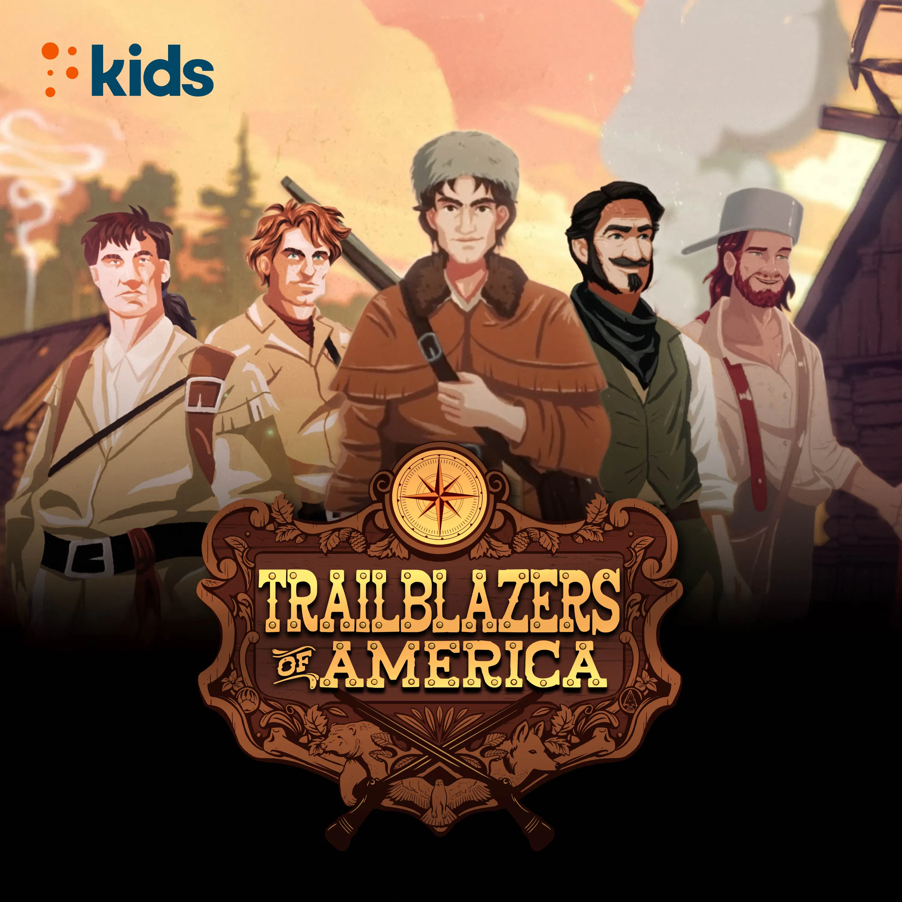 Logo of the podcast Trailblazers of America | PragerU Kids Podcast Trailblazers of America | PragerU Kids