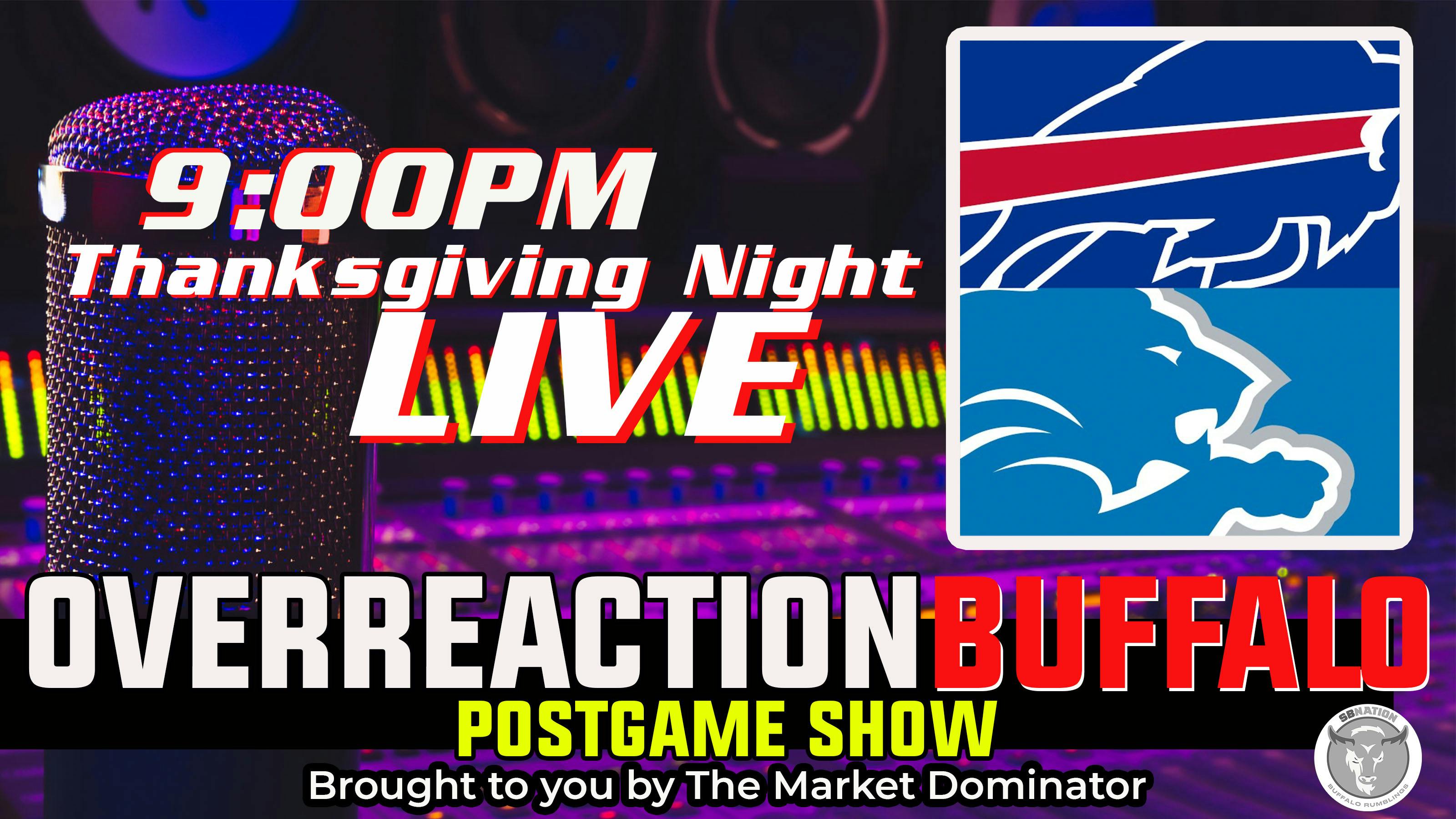 Overreaction Post Game Show | BILLS Outlast Lions