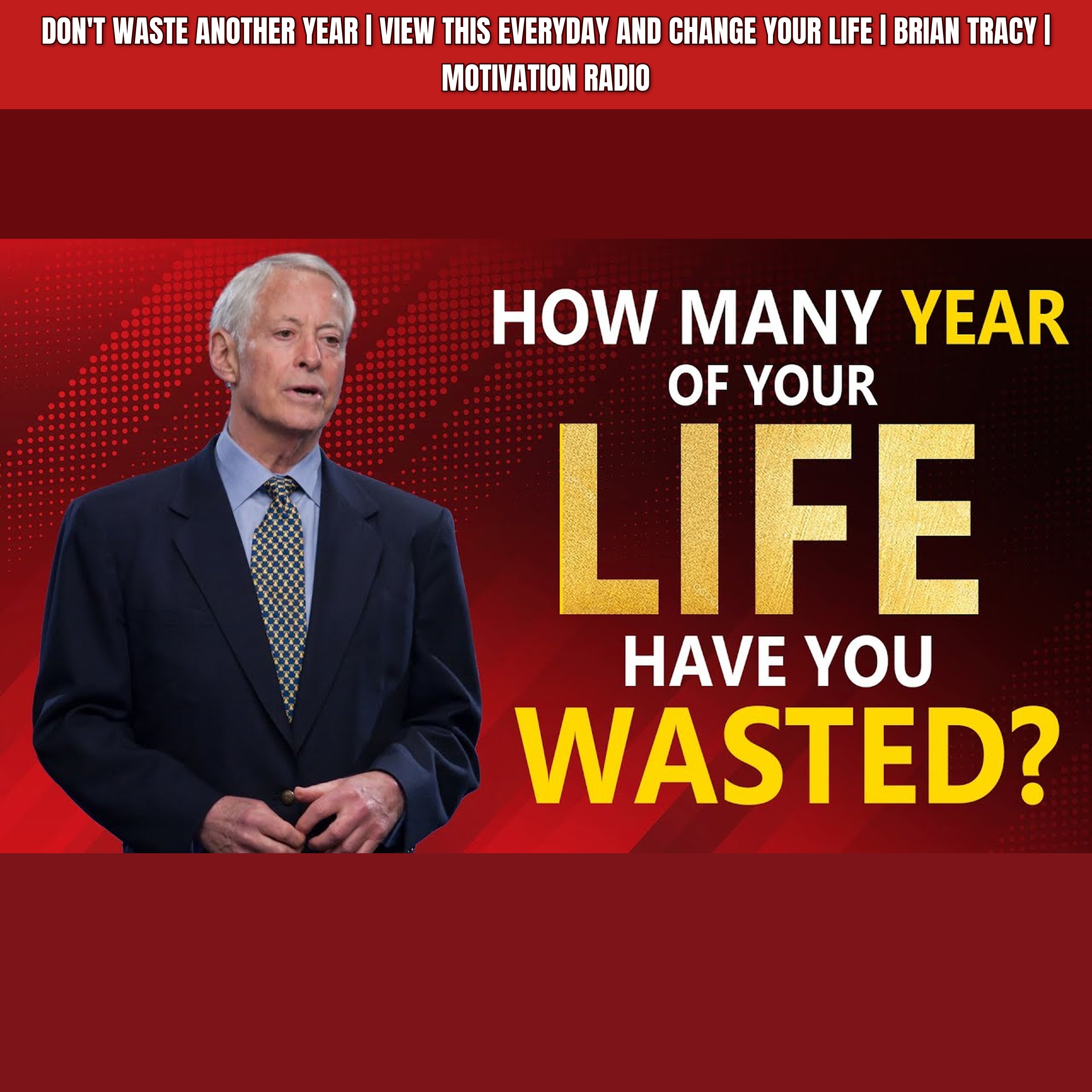 DON'T WASTE ANOTHER YEAR | VIEW THIS EVERYDAY AND CHANGE YOUR LIFE | Brian Tracy | Motivation Radio episode artwork