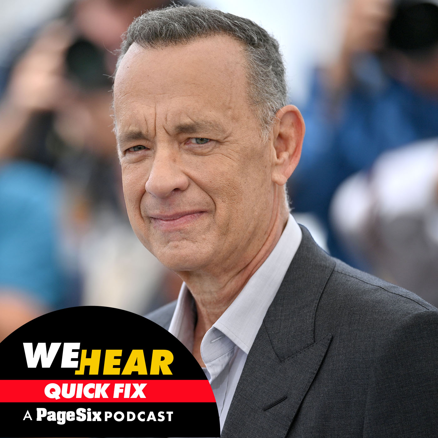 Tom Hanks yells at fans as they nearly knock over Rita Wilson, more episode artwork