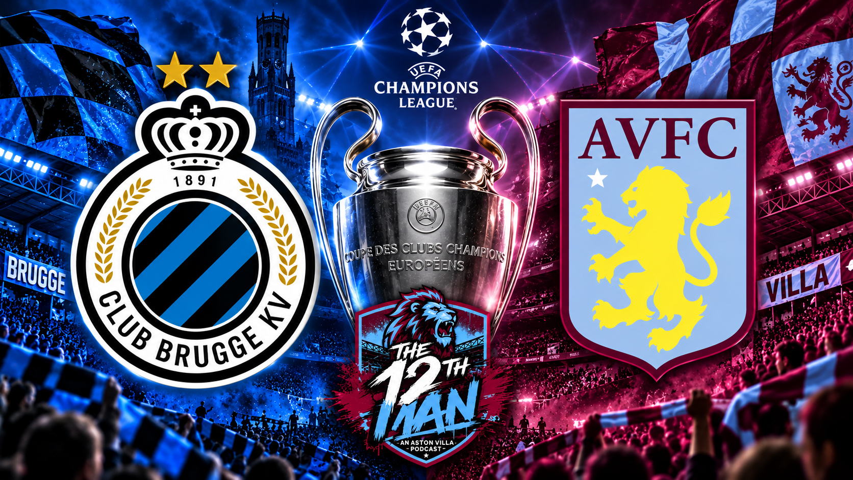 THE CHAMPIONS LEAGUE IS BACK! - Club Brugge v Aston Villa Match Preview episode artwork