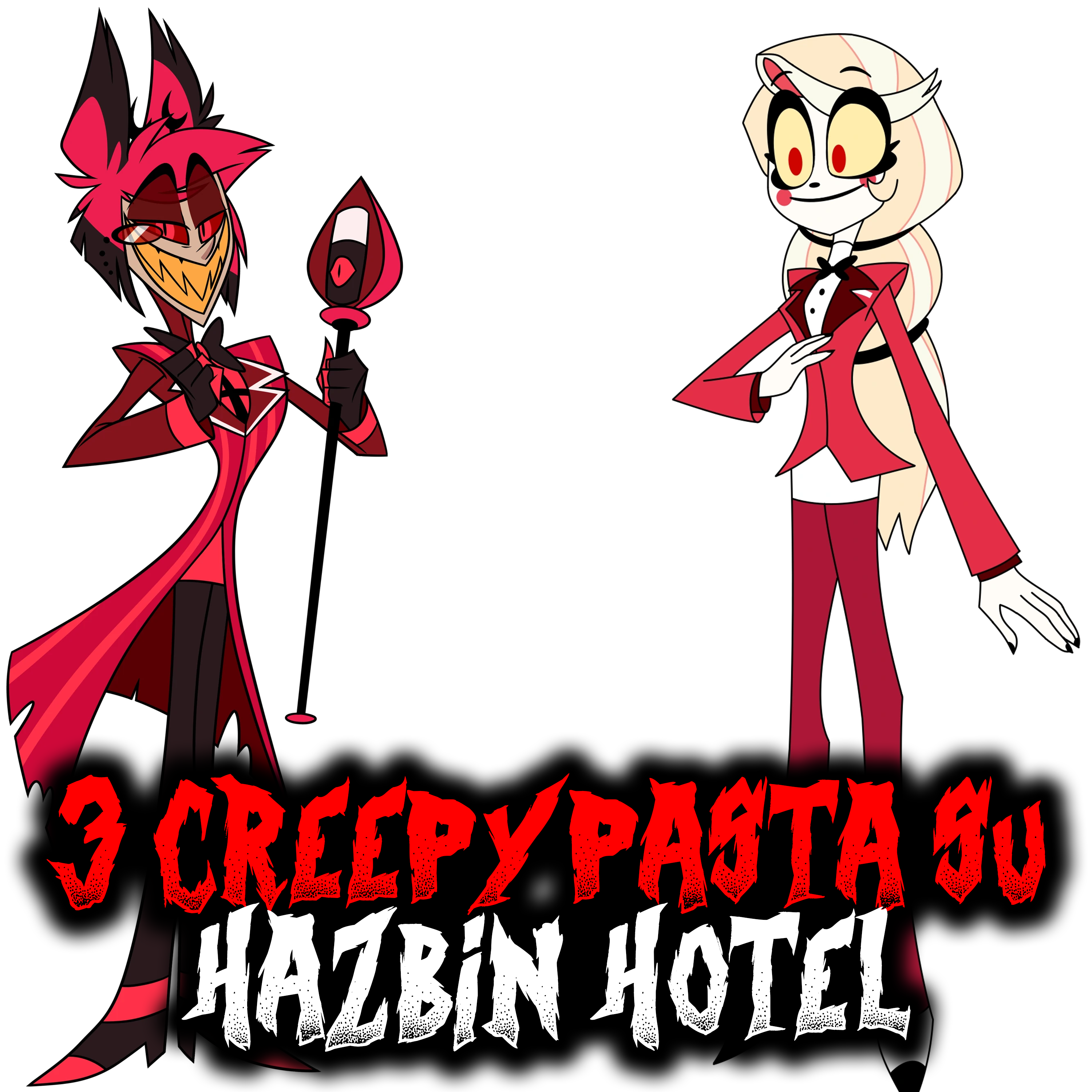 3 creepypasta su Hazbin Hotel episode artwork