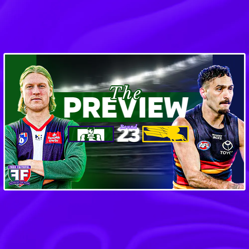 FREMANTLE v ADELAIDE Preview | AFL Round 23 2026 episode artwork
