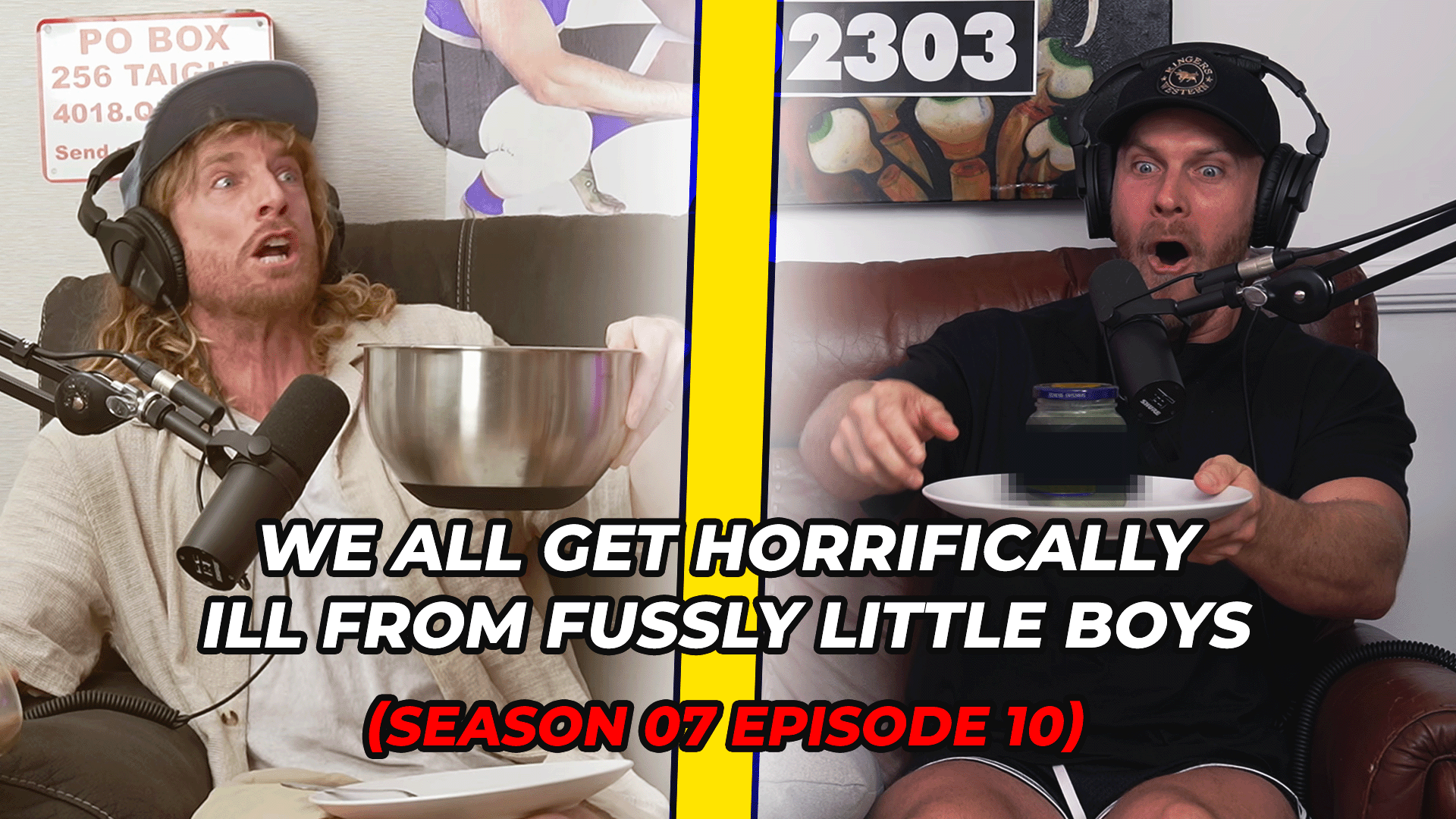 We all get horrifically ill from fussy little boys