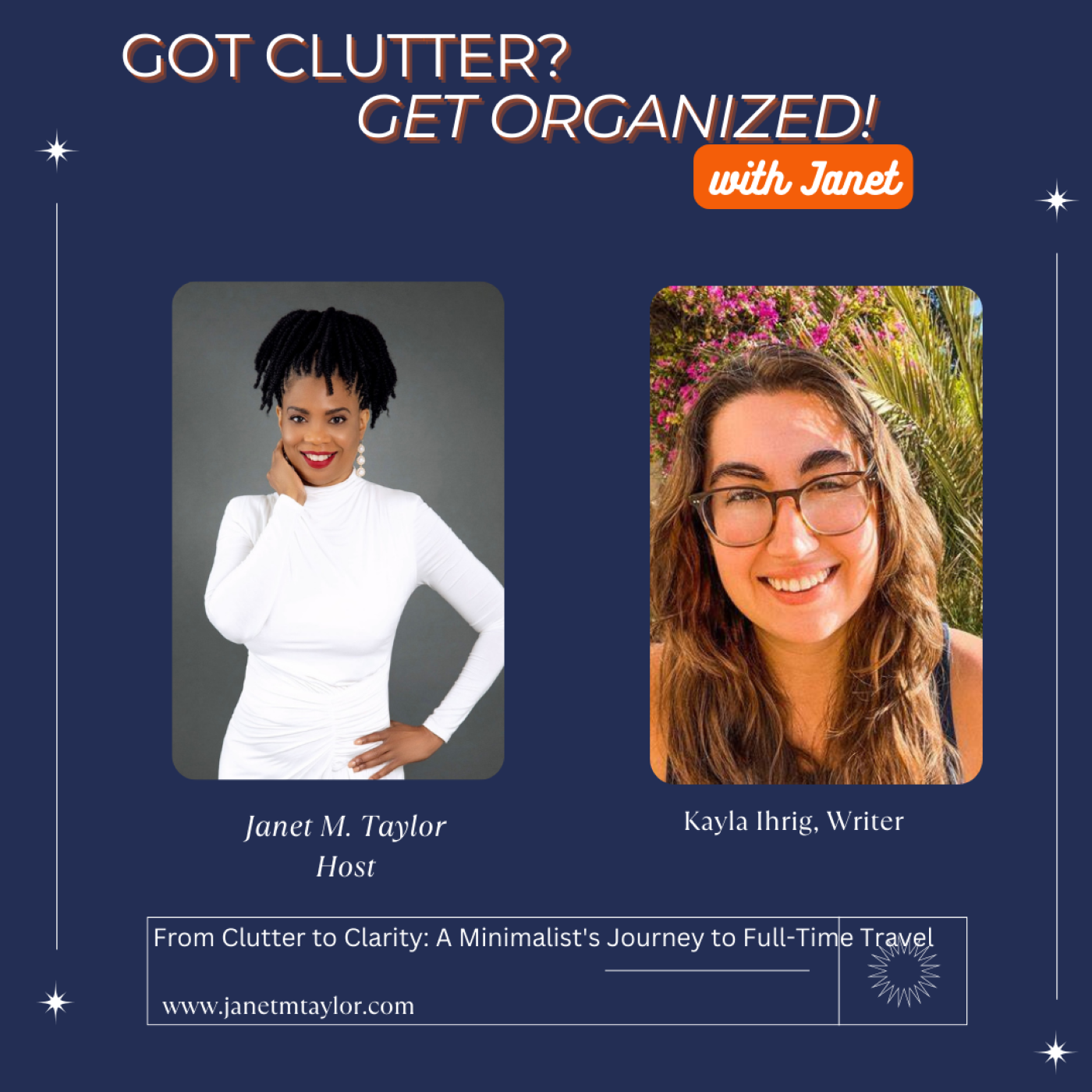 Got Clutter? Get Organized! with Janet