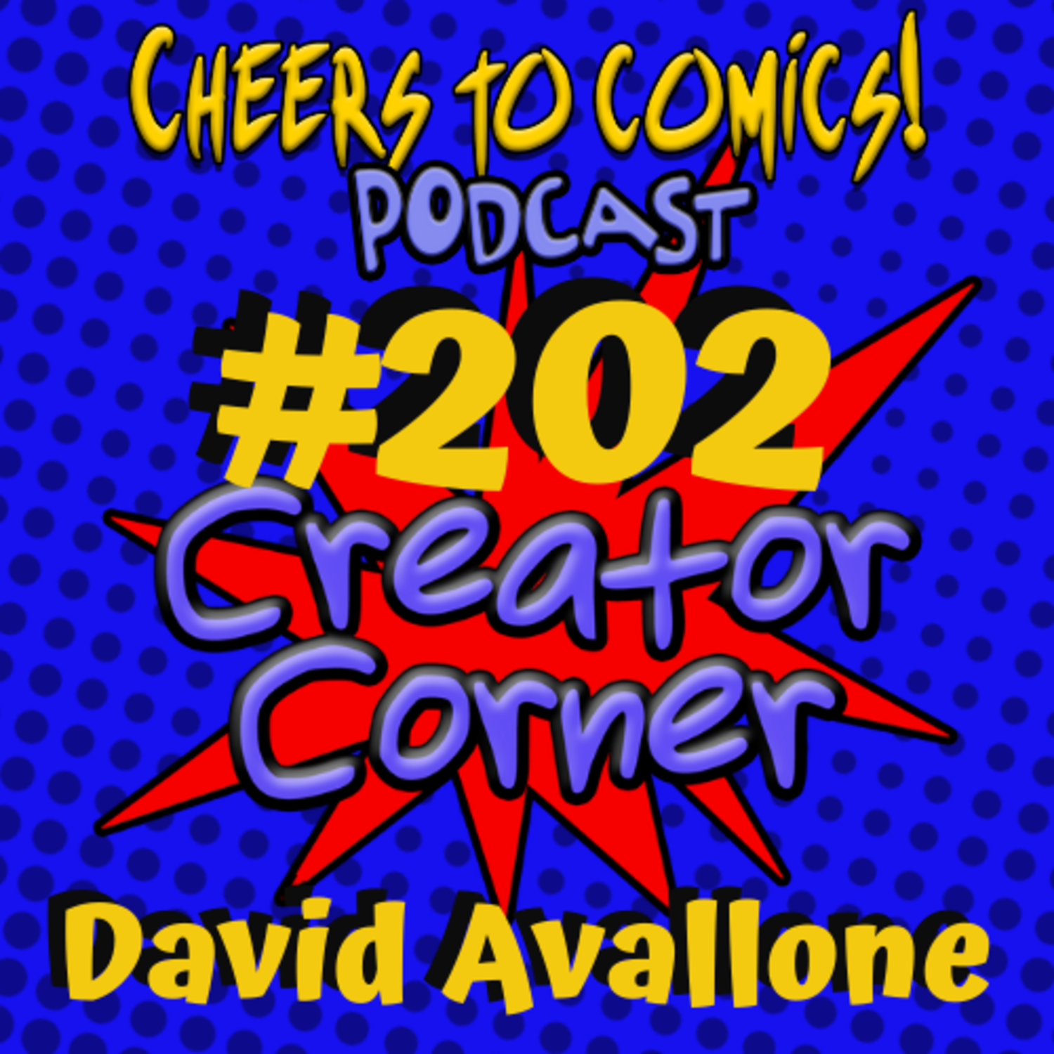 #202- Creator Corner: David Avallone (Drawing Blood) episode artwork