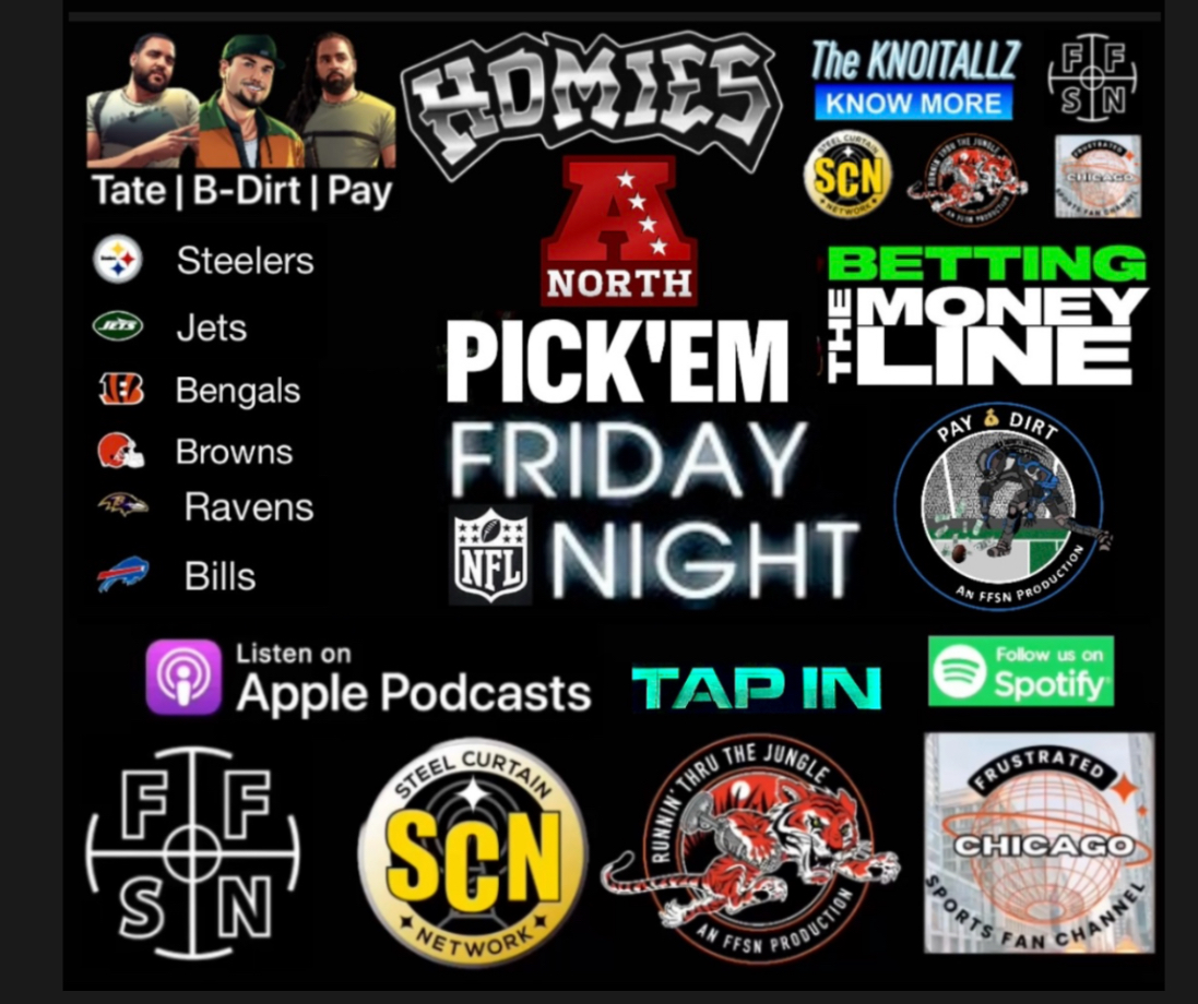 Homies: AFC North Matchup | PayDirt NFL Week 1 Pick’em2