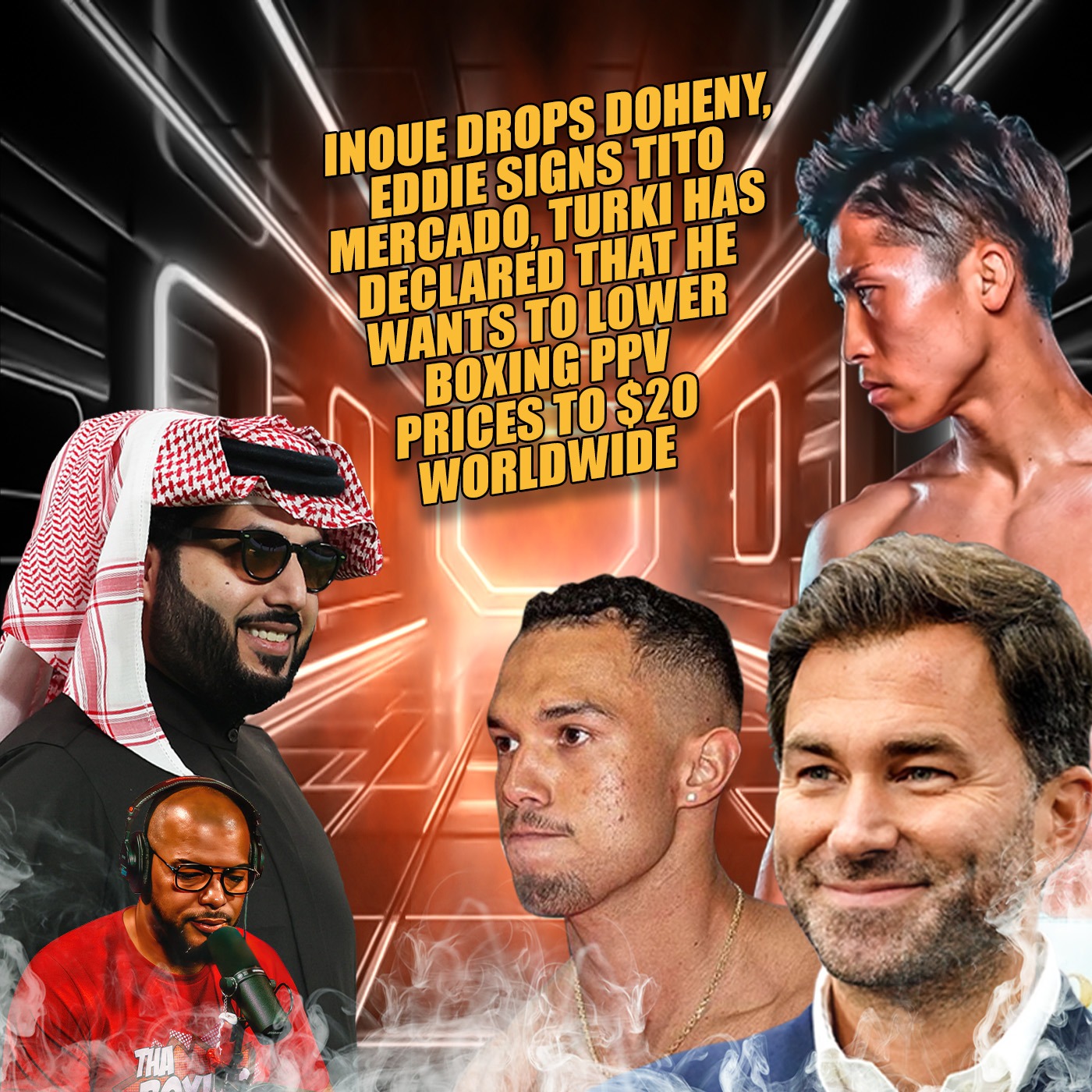 ☎️Inoue Stops Doheny❗️Turki Wants PPV Price @ $20 Worldwide🔥Eddie Hearn Signs Ernesto Mercado🤫