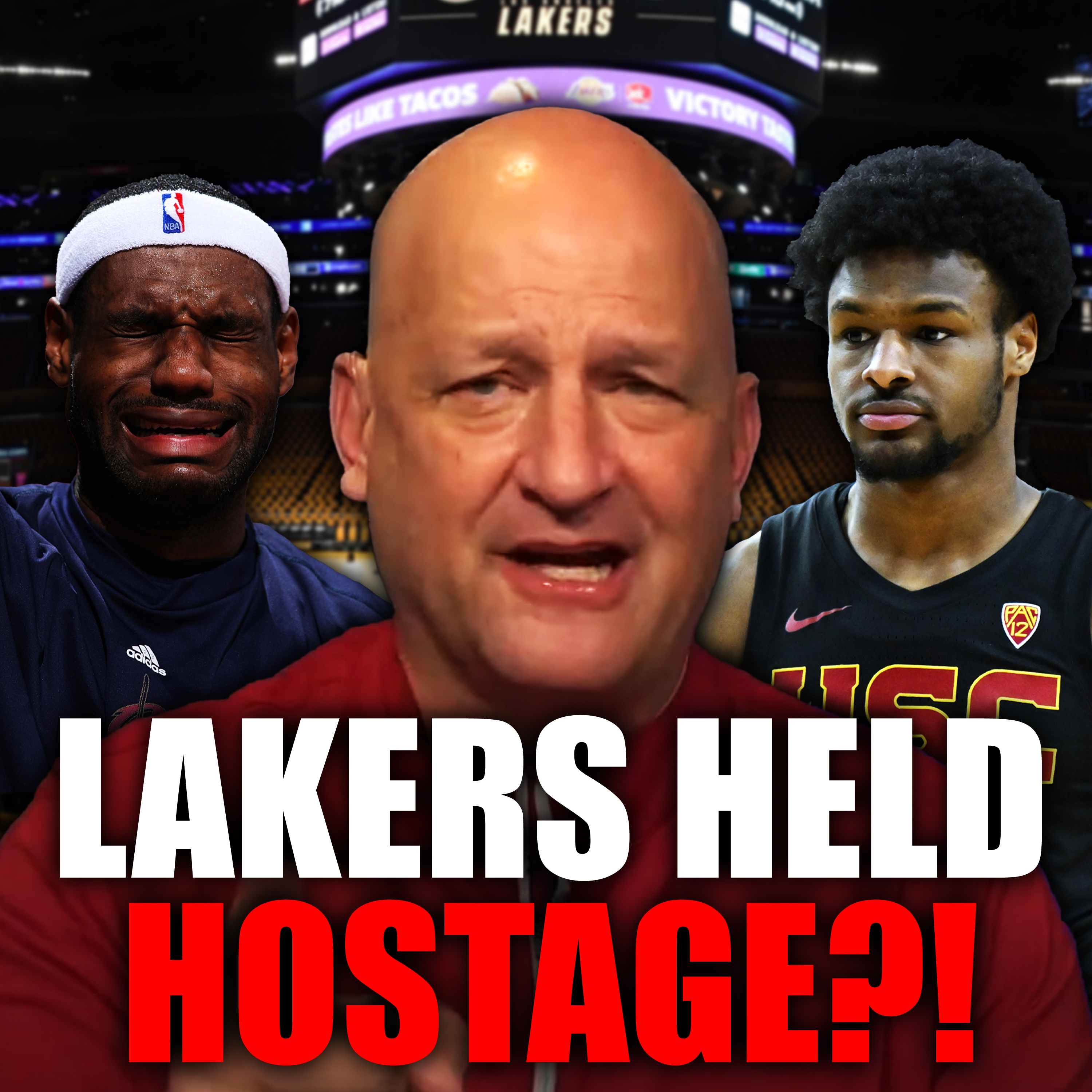 The Lakers Are Being Held HOSTAGE By Lebron & Bronny James + Chris Broussard & Dan Wetzel | episode artwork