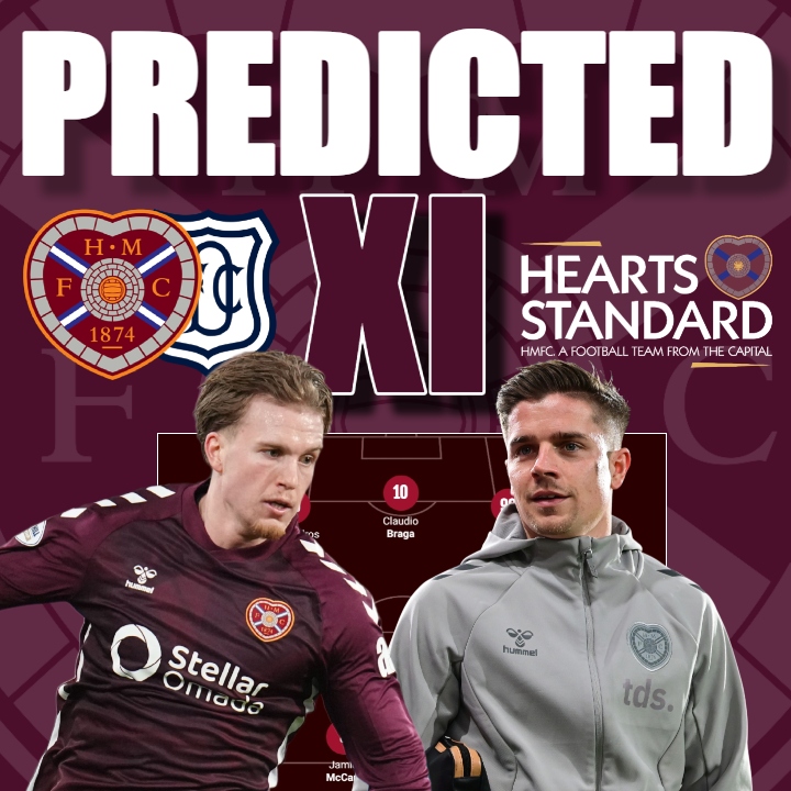 PREDICTED XI | Shankland and Devlin return? | Altena to start? | Hearts v Dundee