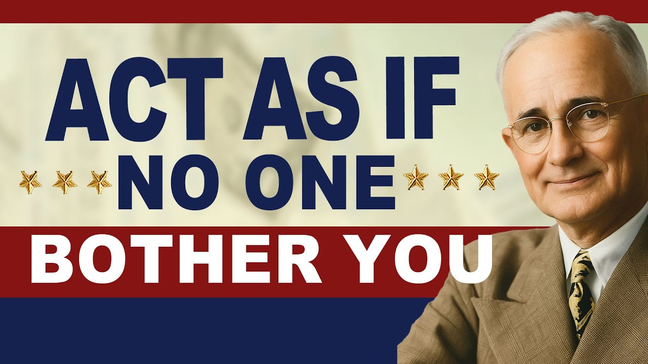 Act as If No One Bothers You | Napoleon Hill