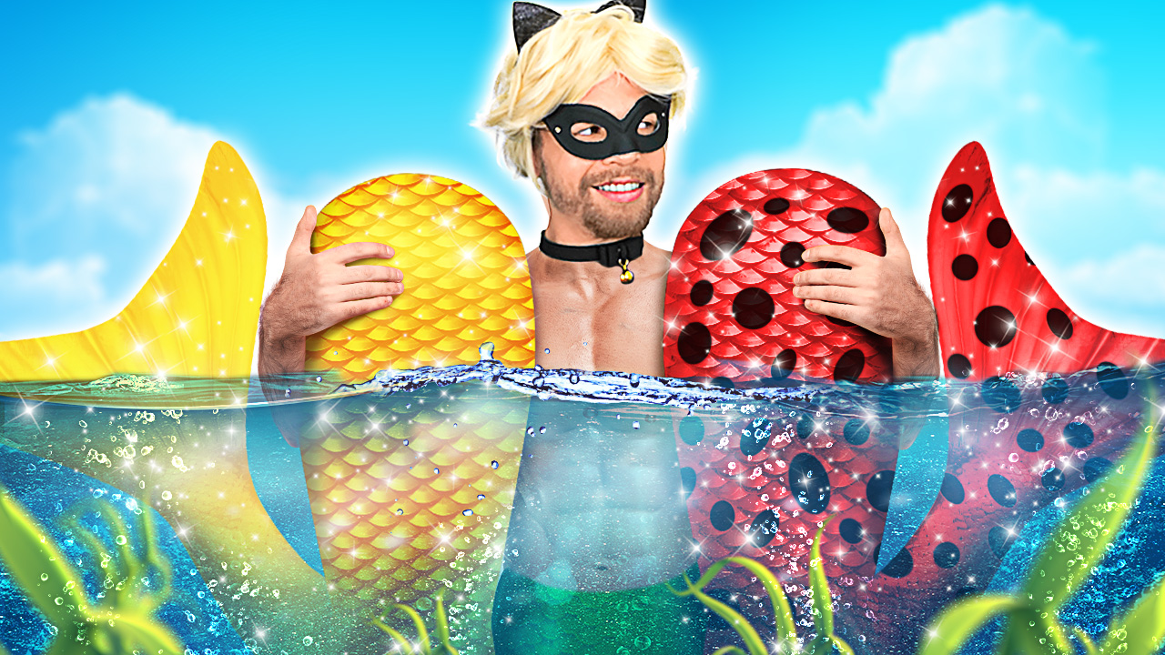 ¡ÉPICA TRANSFORMACIÓN de Ladybug en Sirena en 24 H! Cambio de imagen por La La Vida Emojis