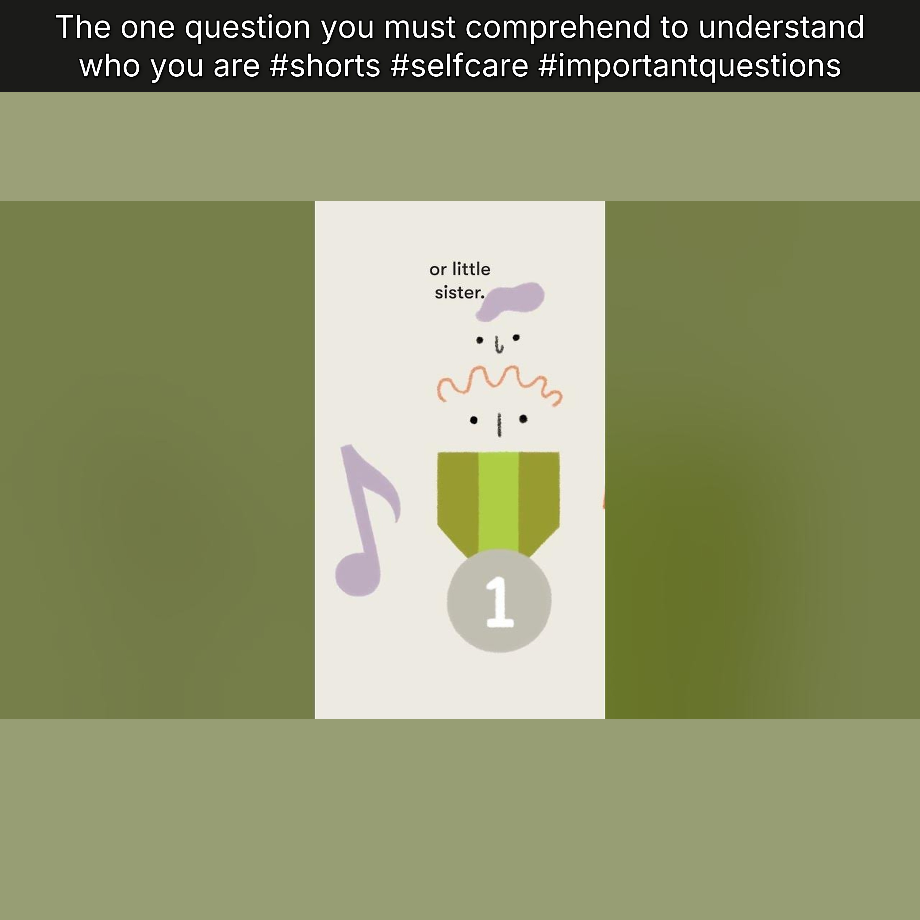 The one question you must comprehend to understand who you are #shorts #selfcare #importantquestions