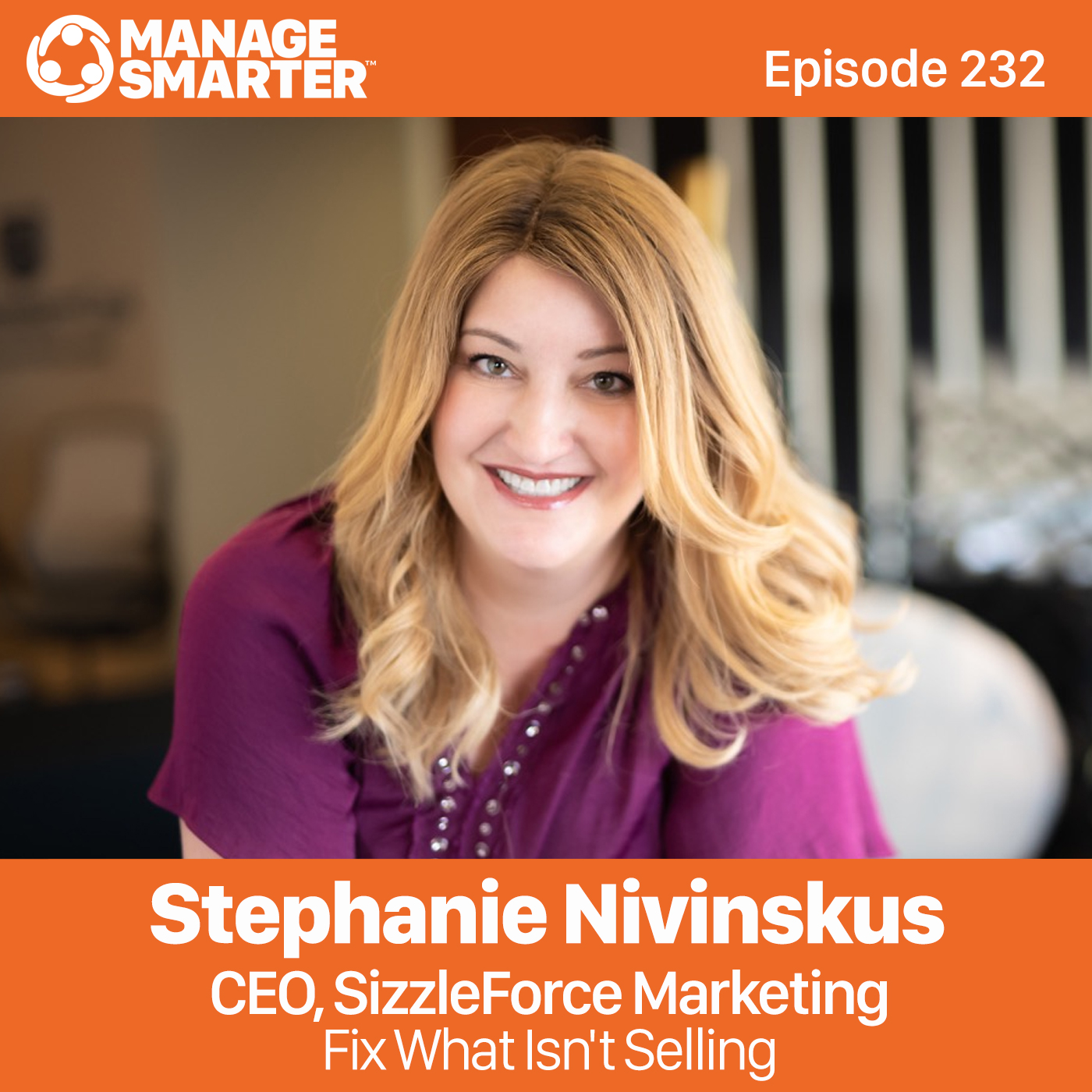 232: Stephanie Nivinskus: Fix What Isn't Selling to Scale Your Business episode artwork