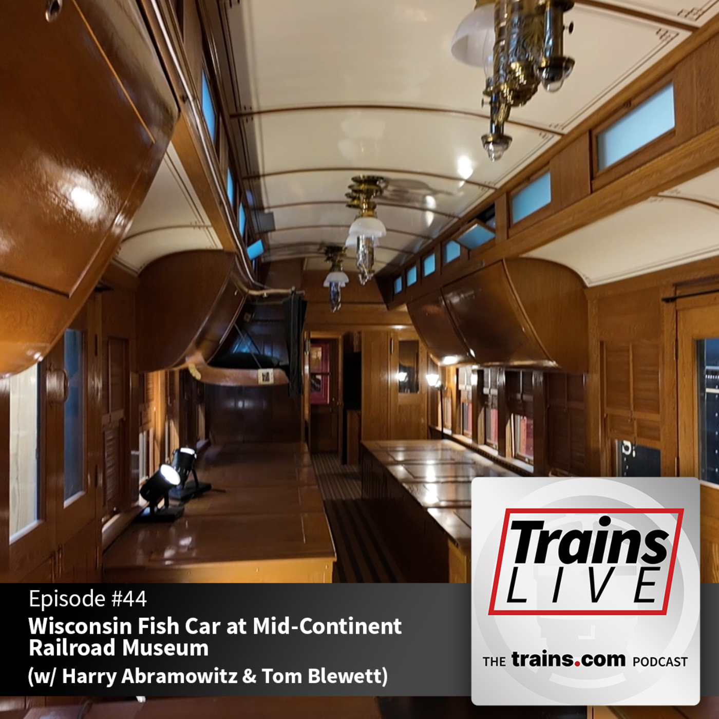 Wisconsin Fish Commission Car at Mid-Continent Railroad Museum (w/Harry Abramowitz & Tom Blewett) episode artwork