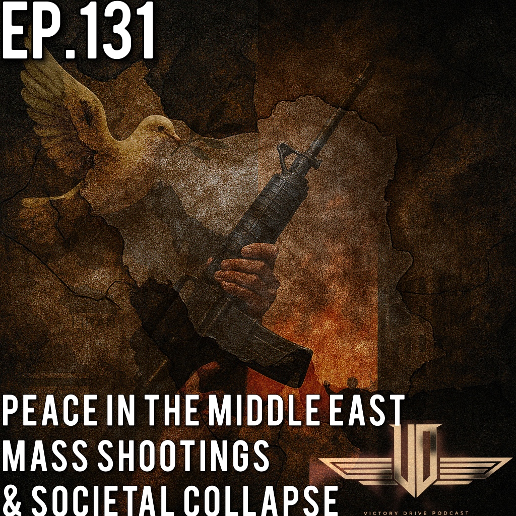 131 Peace In The Middle East, Mass Shootings, and Societal Collapse episode artwork