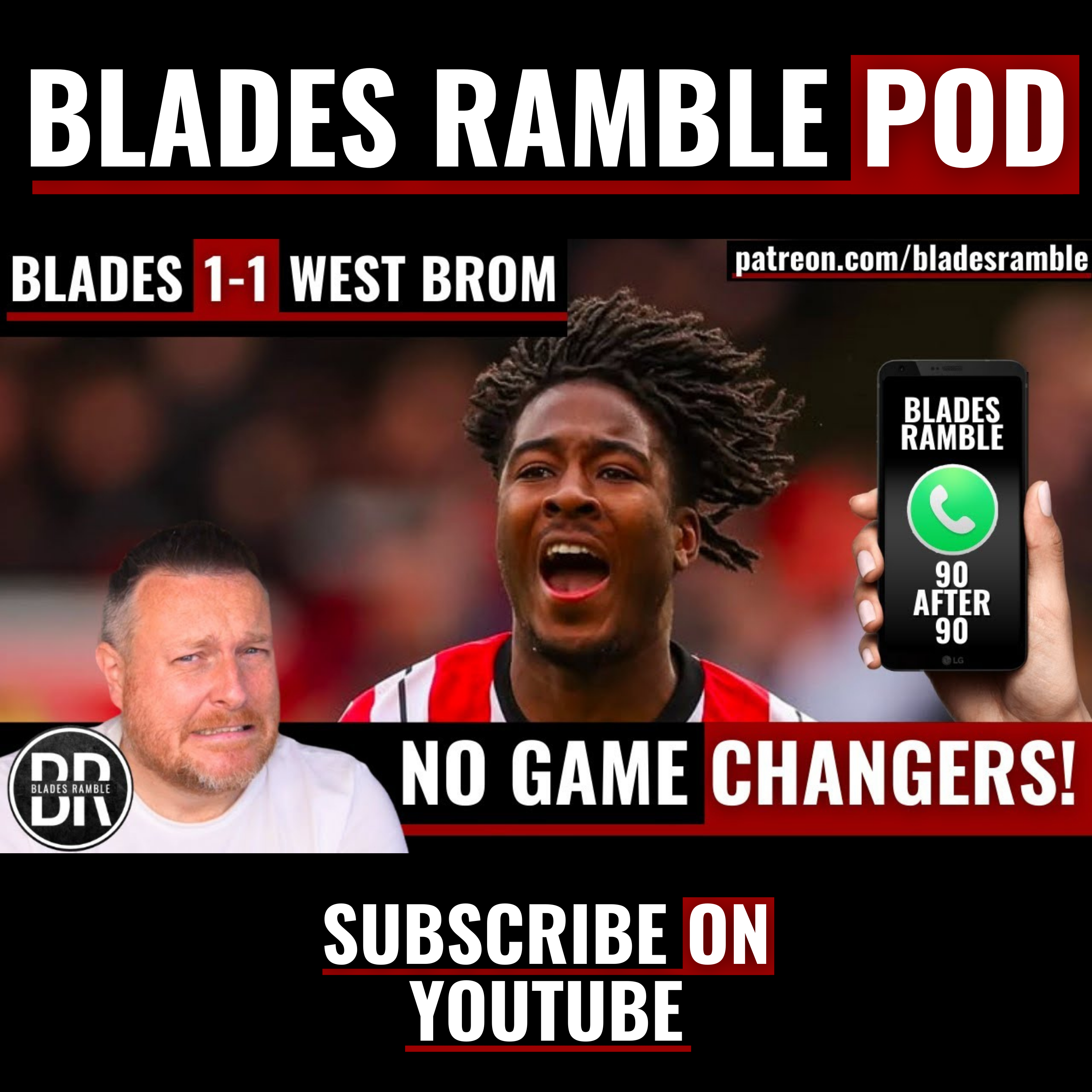 NO GAME CHANGERS!! | SHEFFIELD UNITED 1-1 WEST BROM | 90 AFTER 90