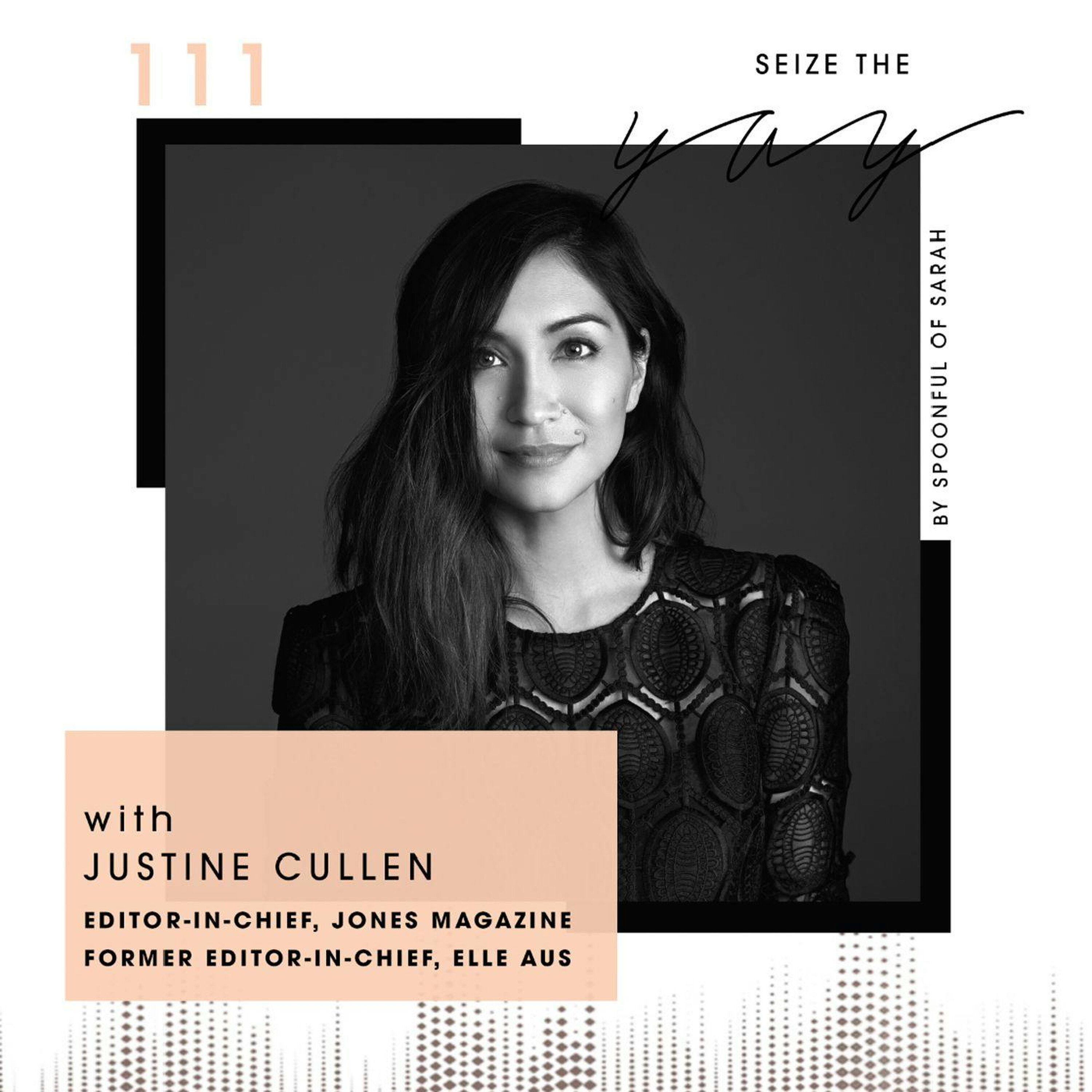 Justine Cullen // The blood, sweat, tears and facial oil of (out)living your dreams episode artwork
