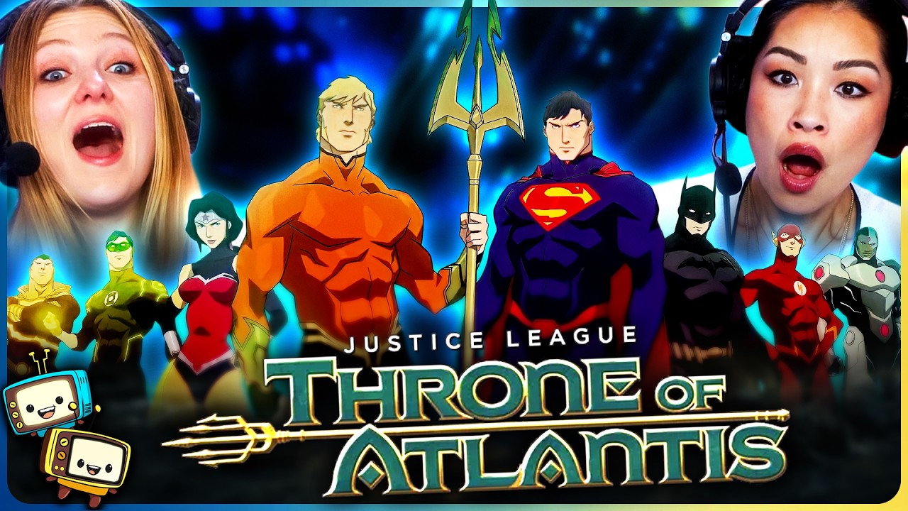 JUSTICE LEAGUE: THRONE OF ATLANTIS (2015) Movie Reaction! | First Time Watch! | DC Animation episode artwork