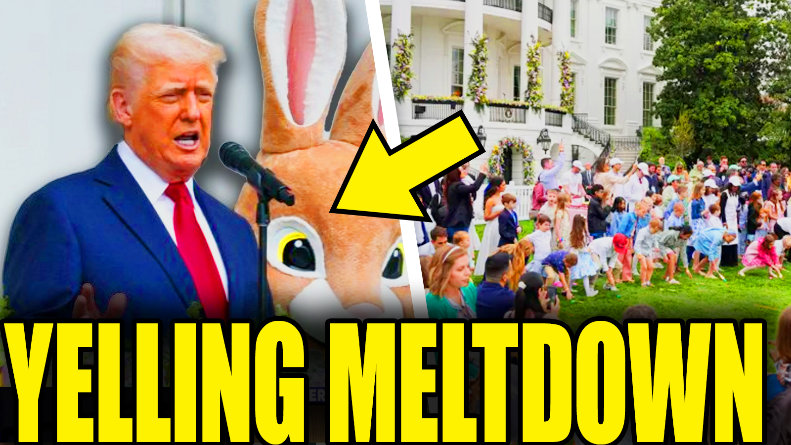 Trump Screams At Children During Egg Hunt As Ceasefire Rejected