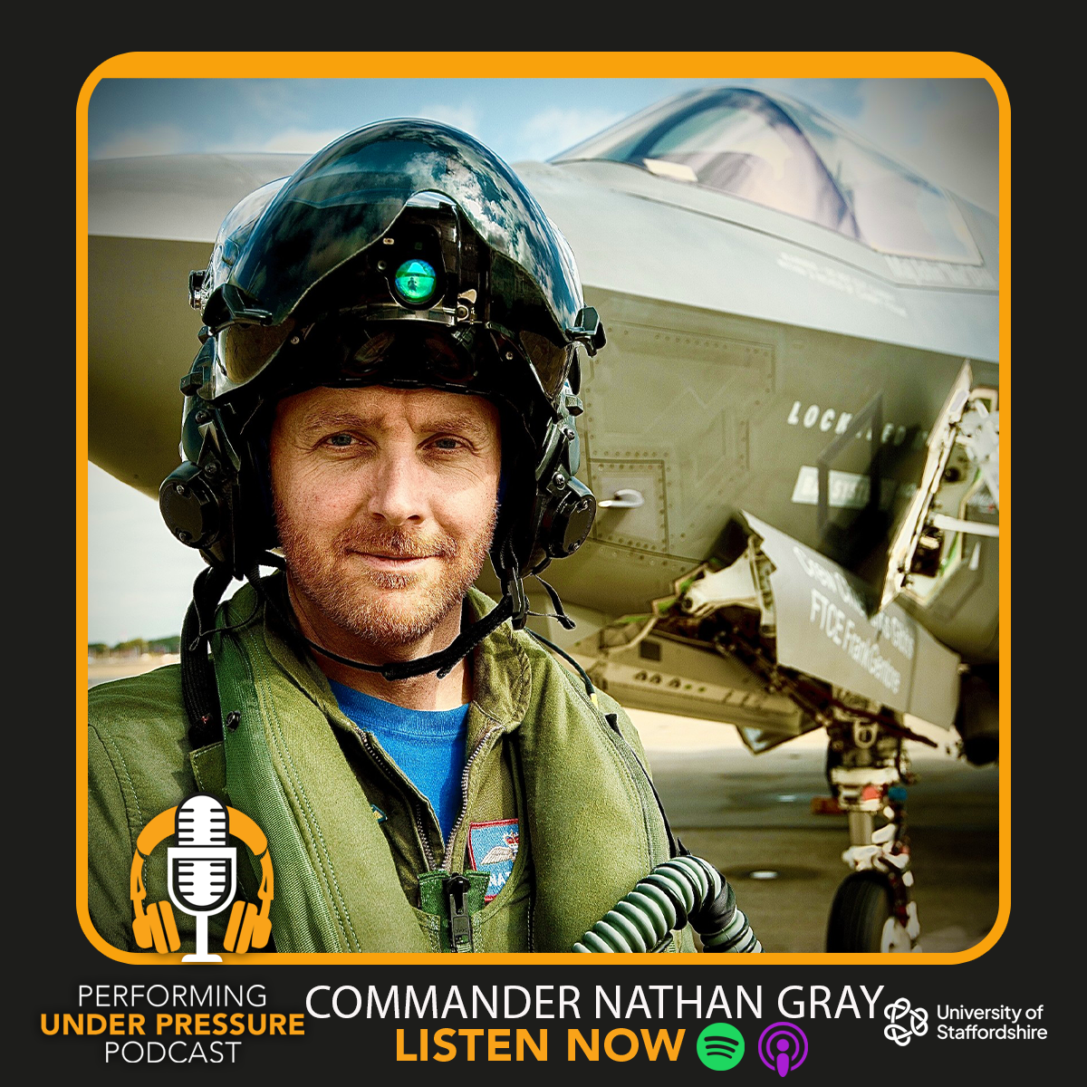 EP119: Commander Nathan Gray (Fighter Pilot) episode artwork