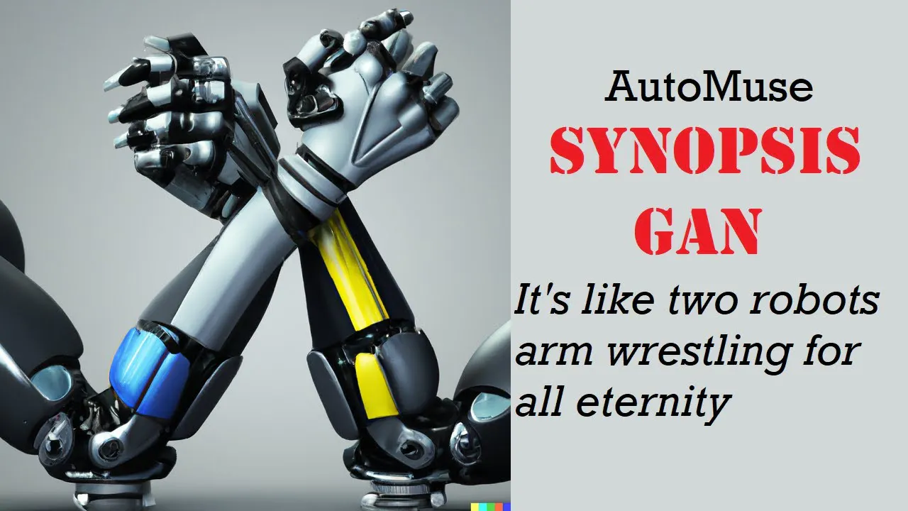 AutoMuse: Synopsis GAN (Generative Adversarial Network) for self-improving synopsis generators! | Artificial Intelligence Masterclass Episode cover