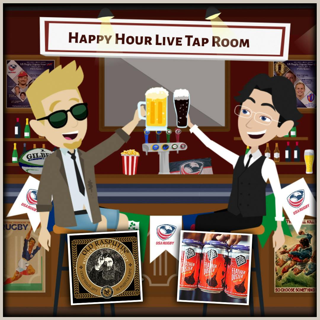 US Rugby Happy Hour Tap Room - City-State Brewing & North Coast Brewing Company