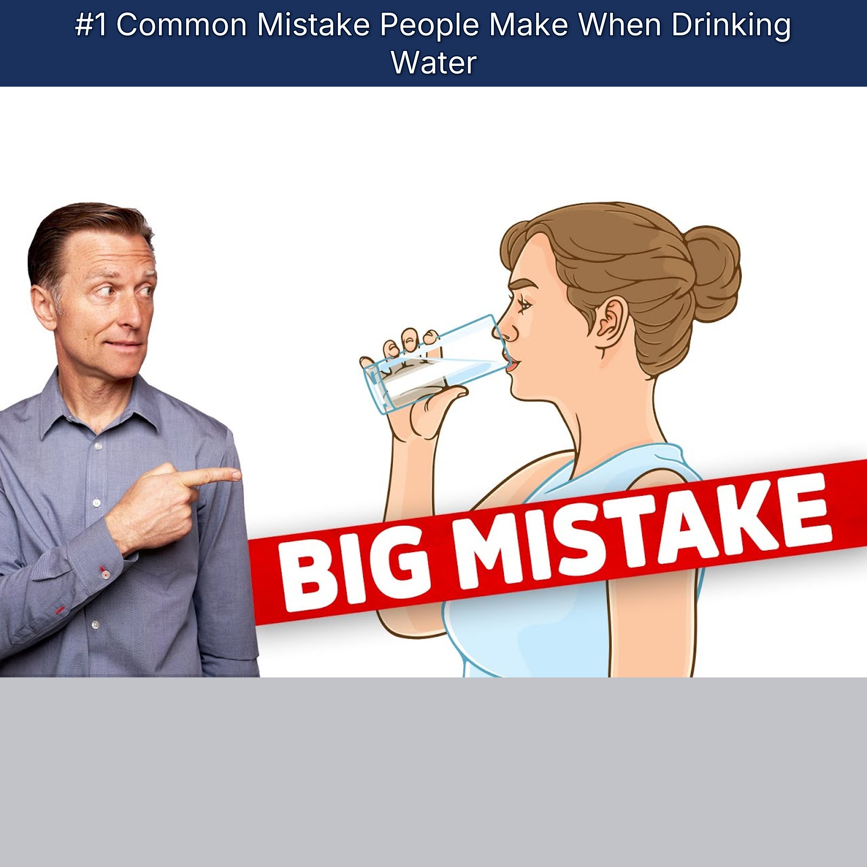 #1 Common Mistake People Make When Drinking Water