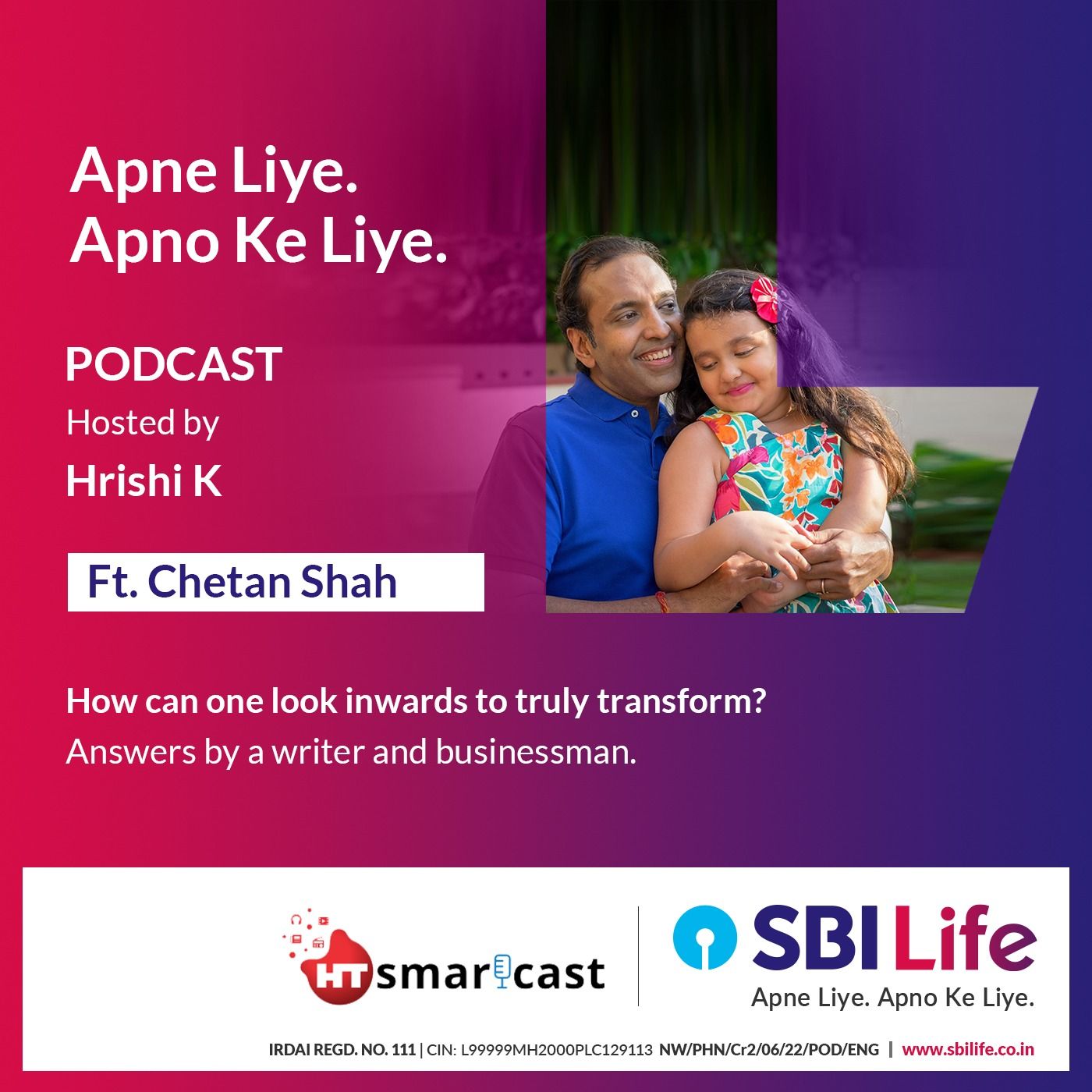 How can one look inwards to truly transform answers single-dad, writer and businessman, Chetan Shah