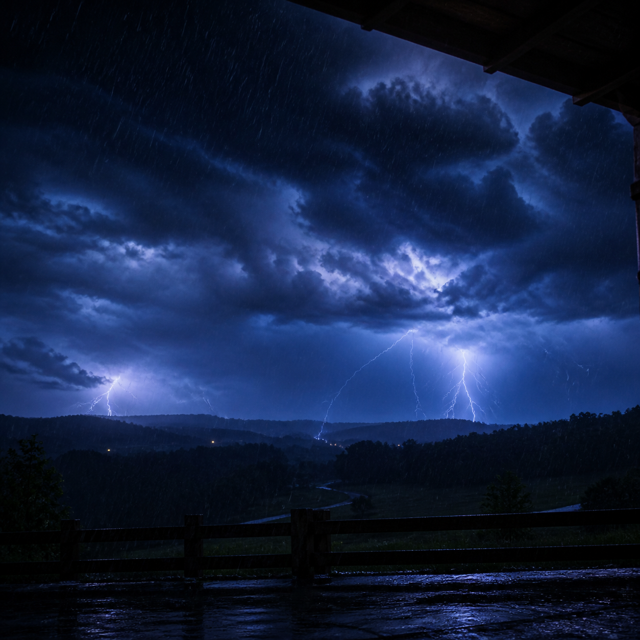 ⛈️ TORMENTA INTENSA, TRUENOS profundos y LLUVIA FUERTE — 2 H de noche tormentosa para dormir bajo refugio episode artwork