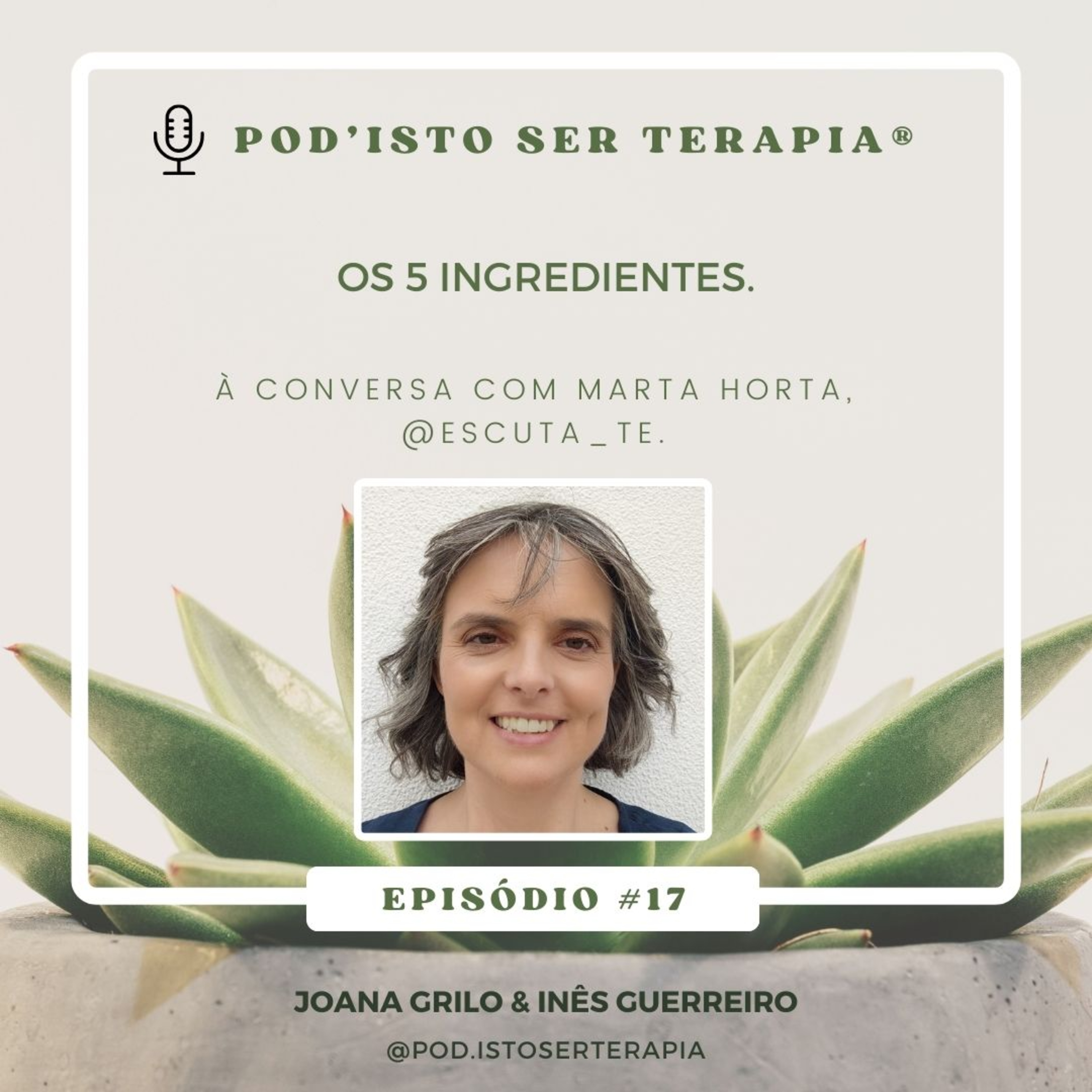 T2 EP #17 - Os 5 ingredientes essenciais. À conversa com a Marta Horta, @escuta.te. episode artwork