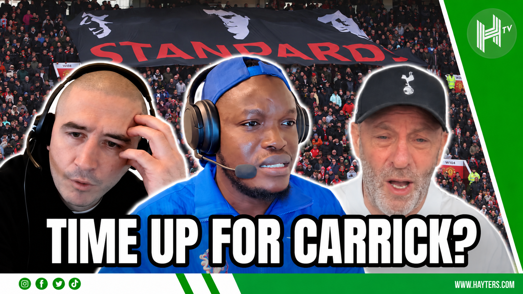 Should Carrick be SACKED? l Fans ARGUE over Man Utd manager l View From TheStands